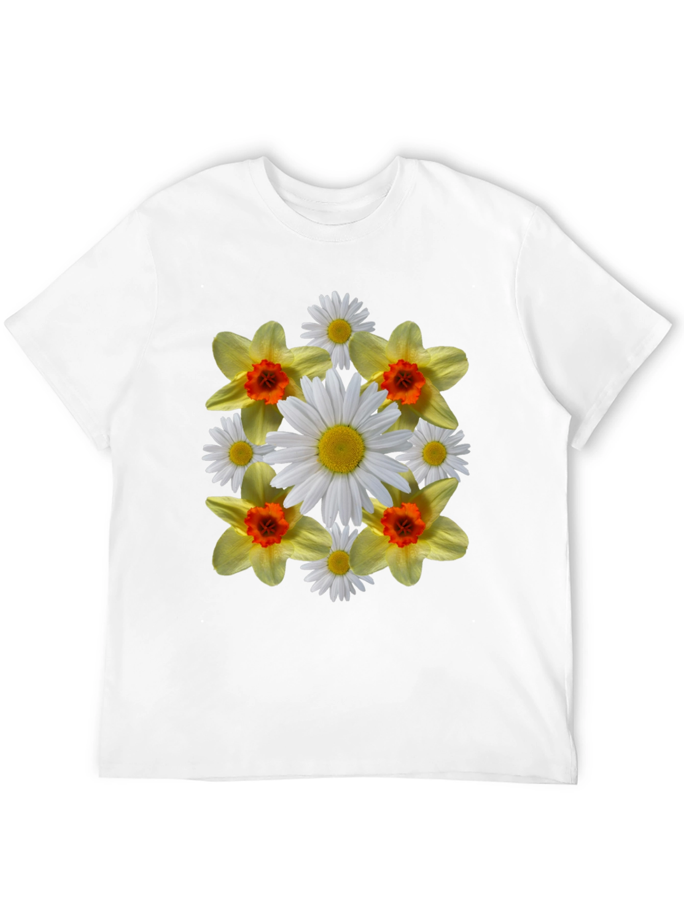 Floral Print T-Shirt - Daisy & Daffodil