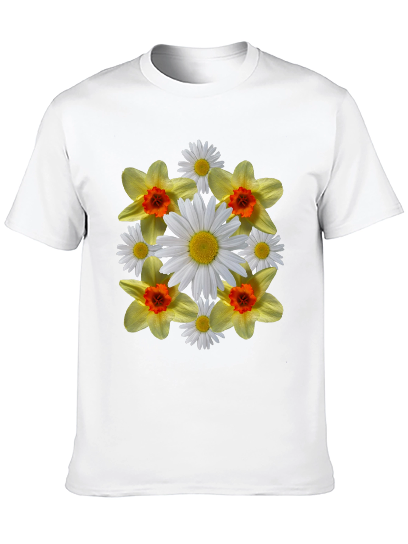 Floral Print T-Shirt - Daisy & Daffodil