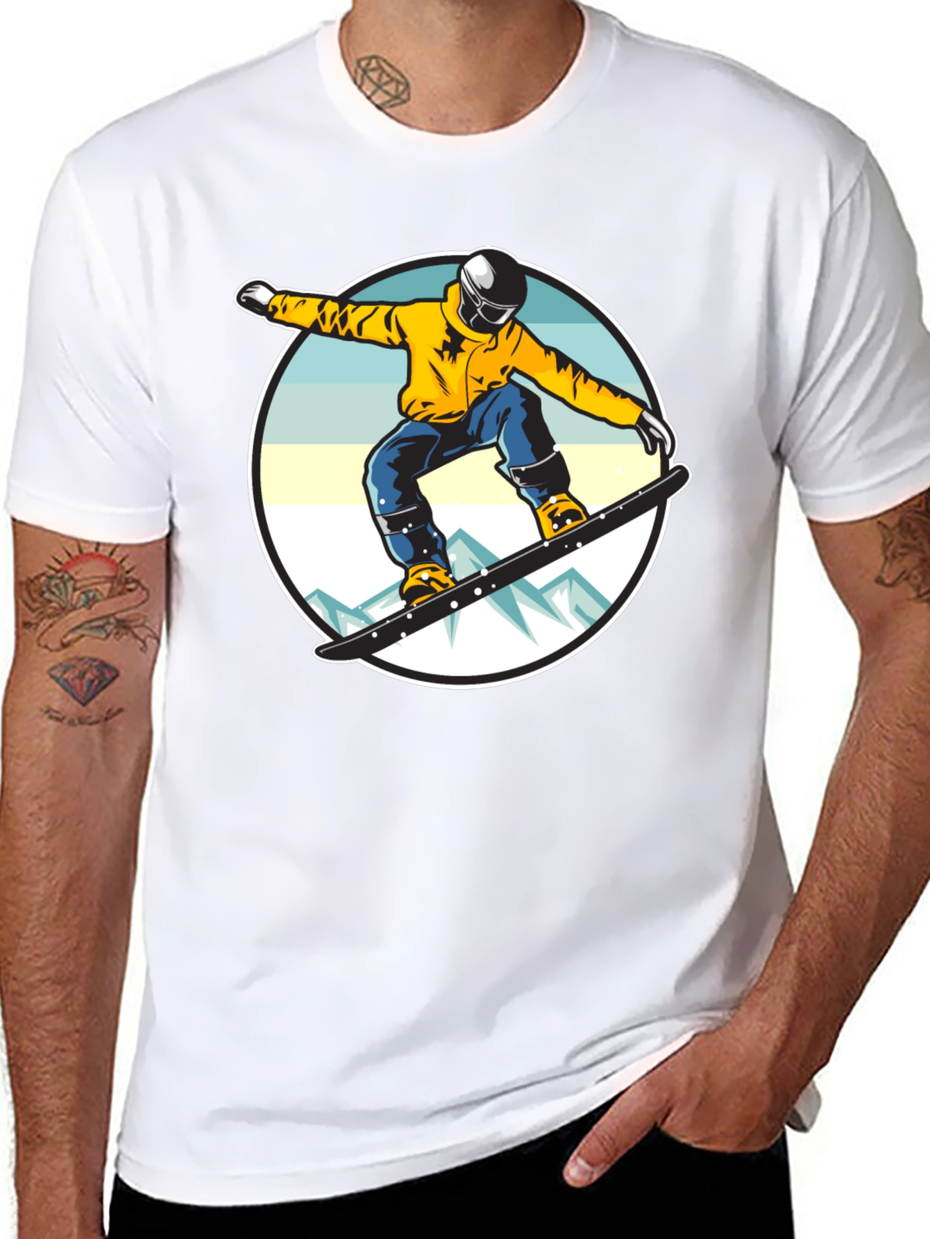 Snowboarder Graphic Tee