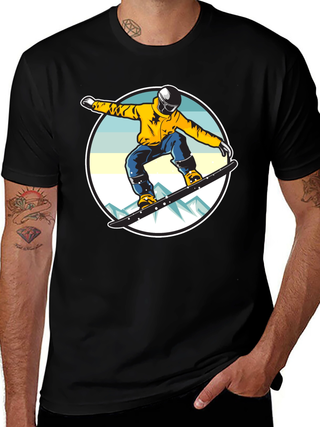 Snowboarder Graphic Tee