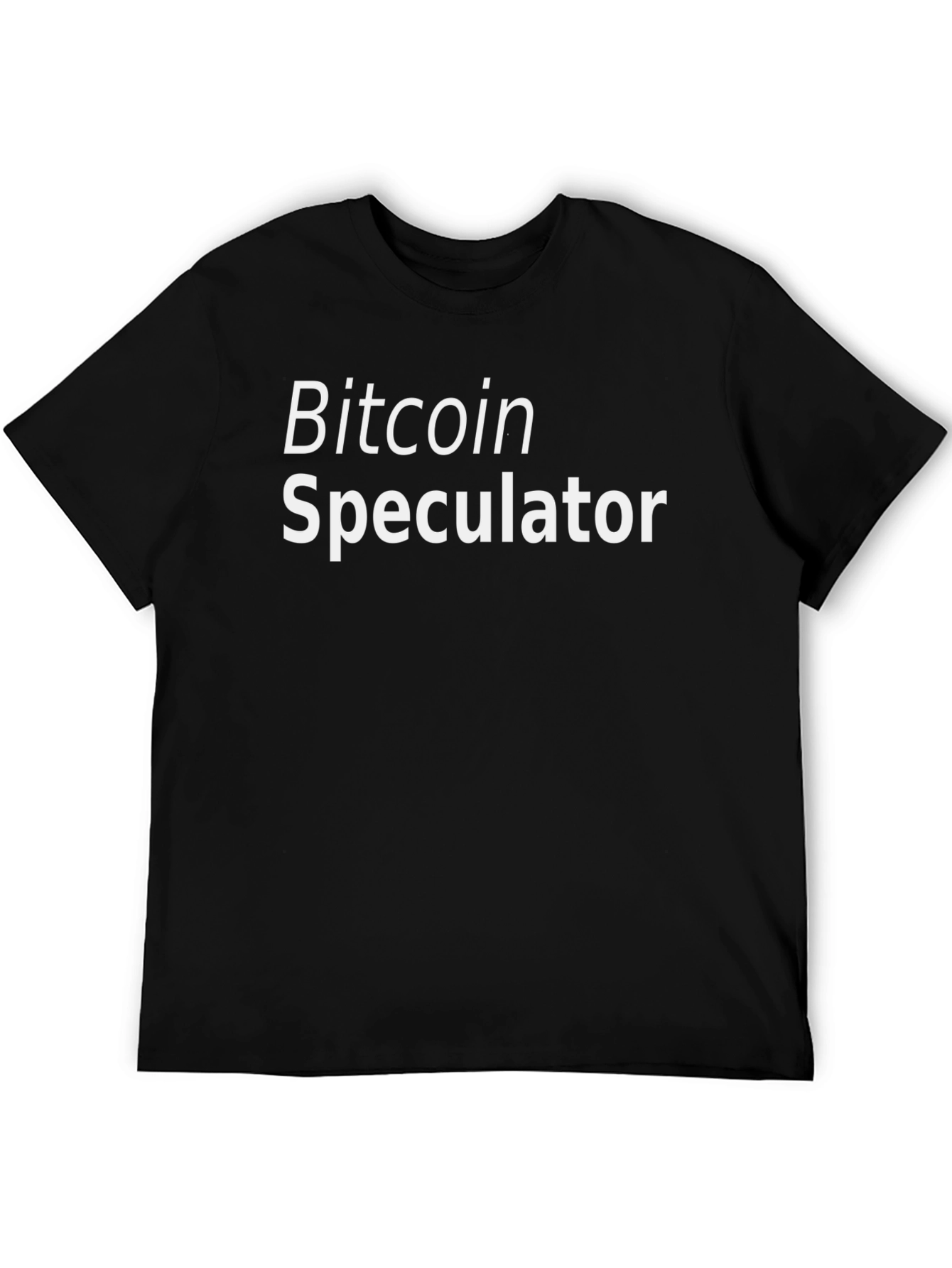 Bitcoin Speculator T-Shirt - Crypto Investor Tee
