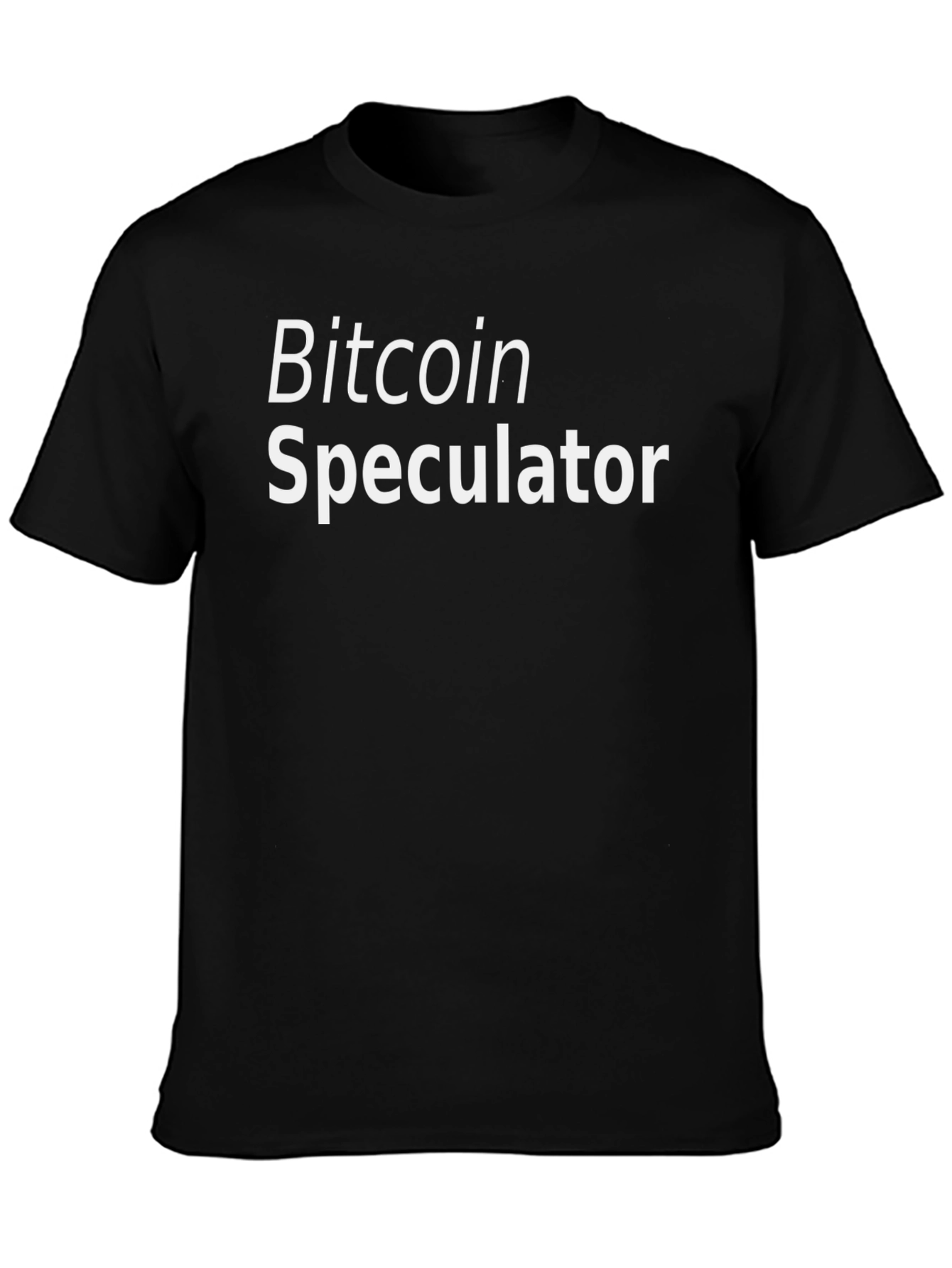 Bitcoin Speculator T-Shirt - Crypto Investor Tee