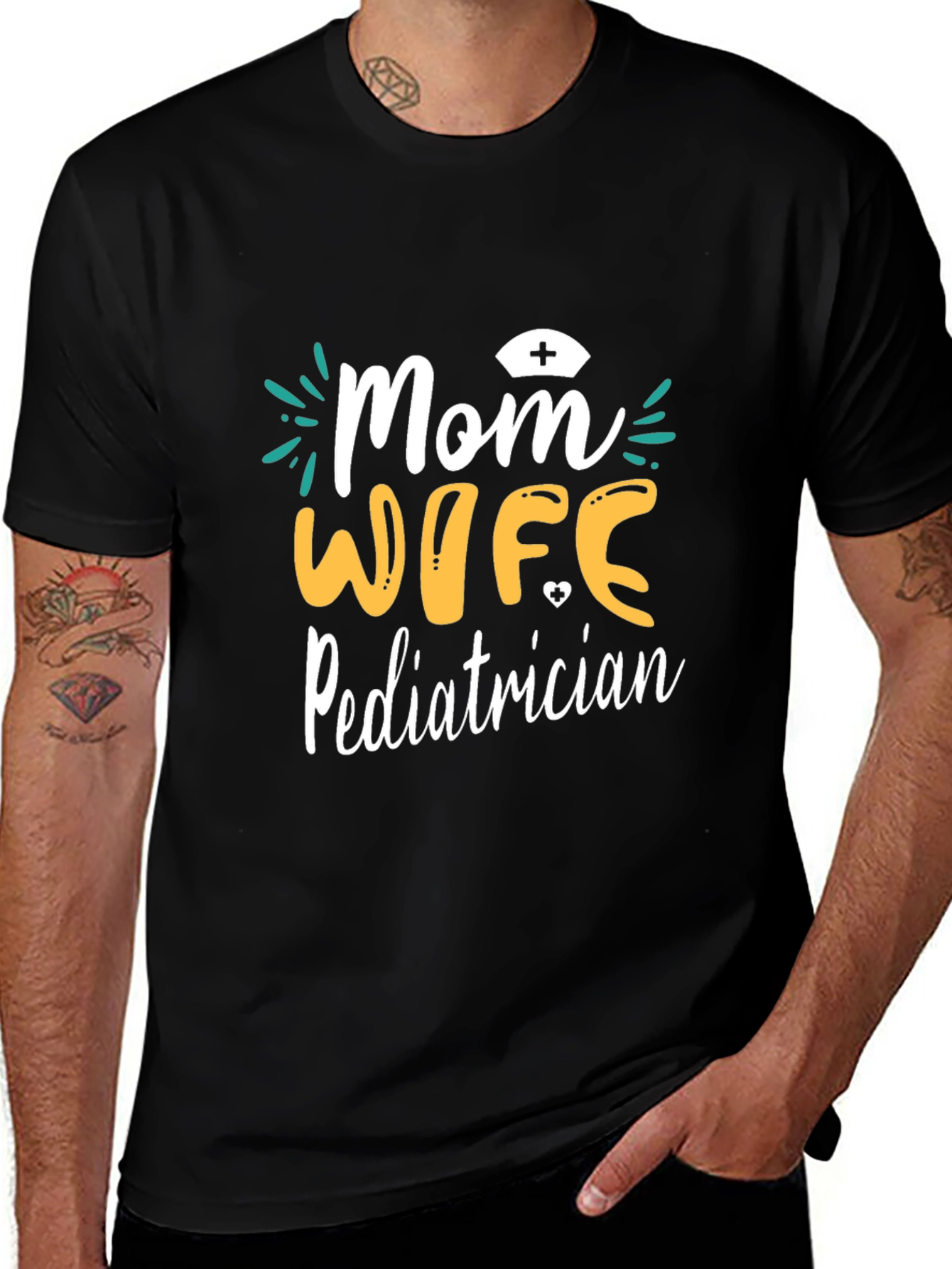 Mom Wife Pediatrician Graphic T-Shirt