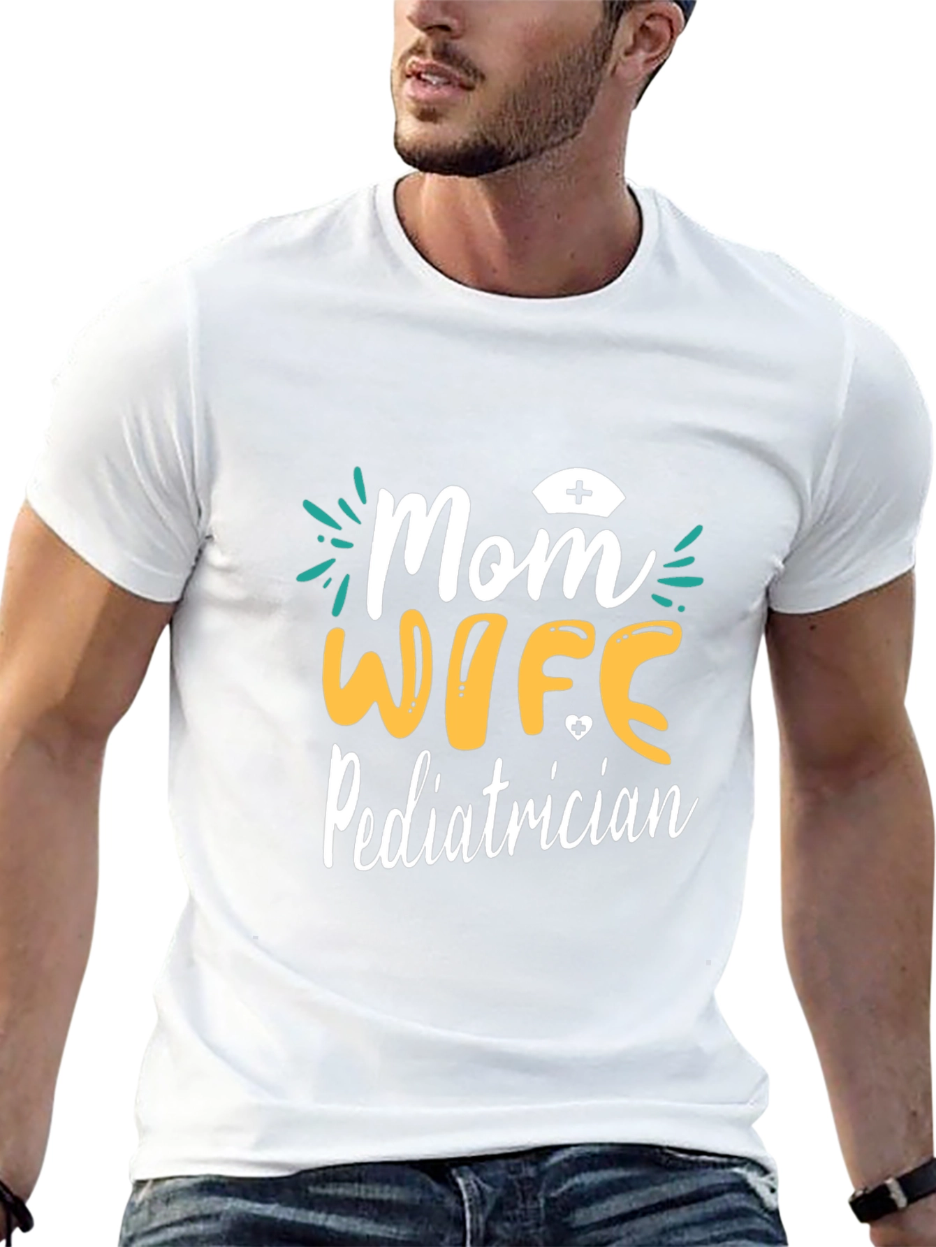 Mom Wife Pediatrician Graphic T-Shirt