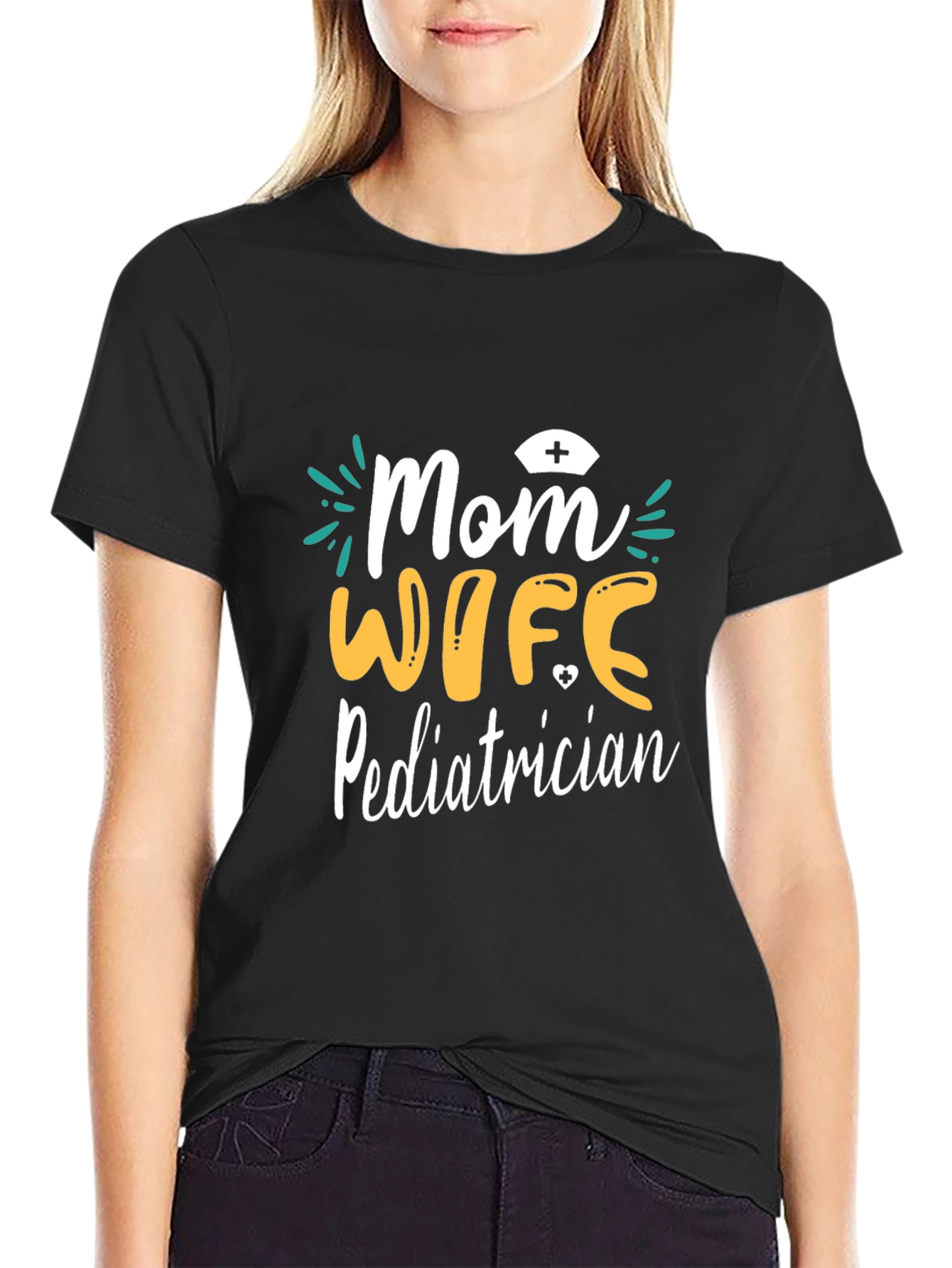 Mom Wife Pediatrician Graphic T-Shirt