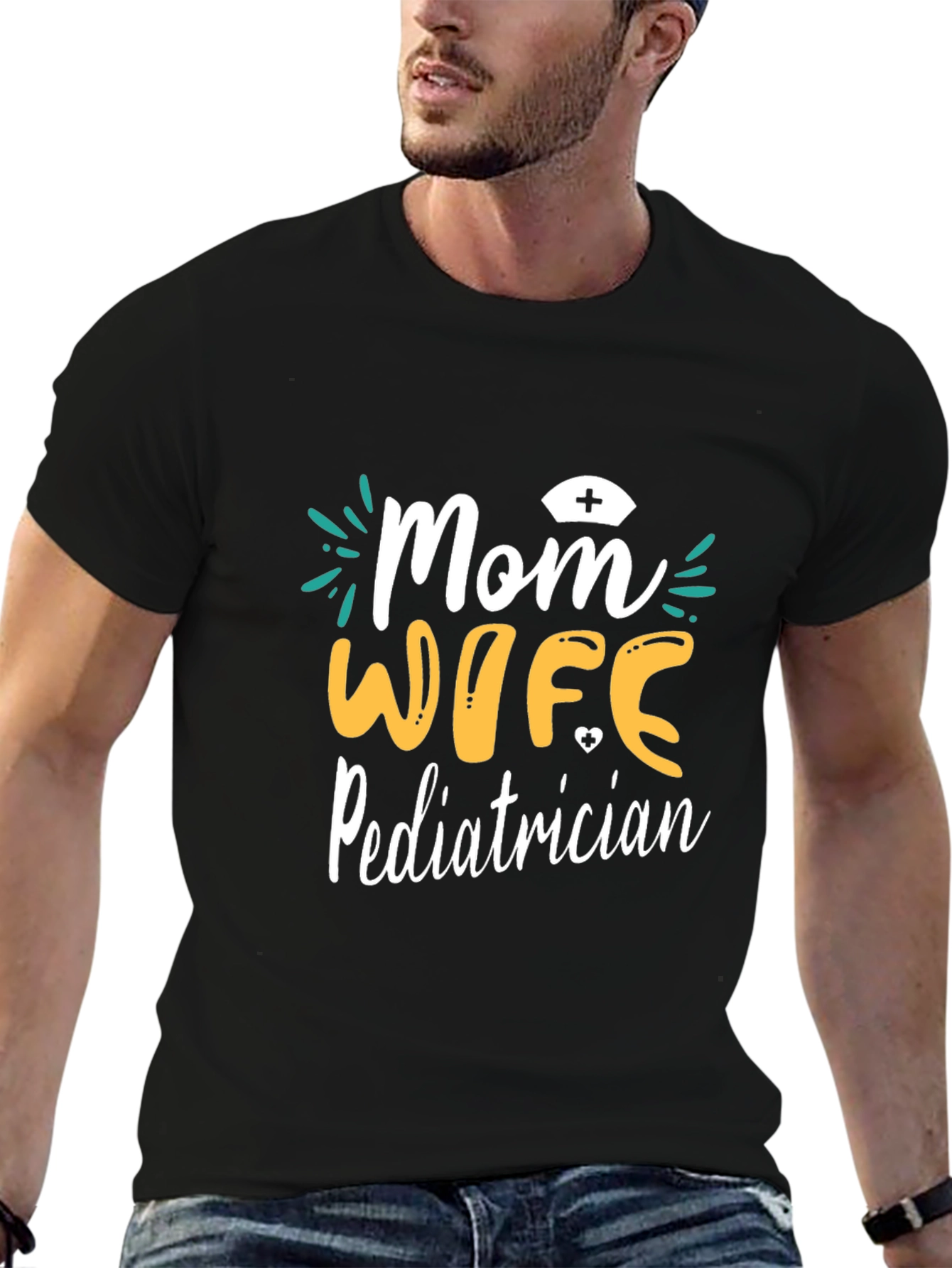 Mom Wife Pediatrician Graphic T-Shirt