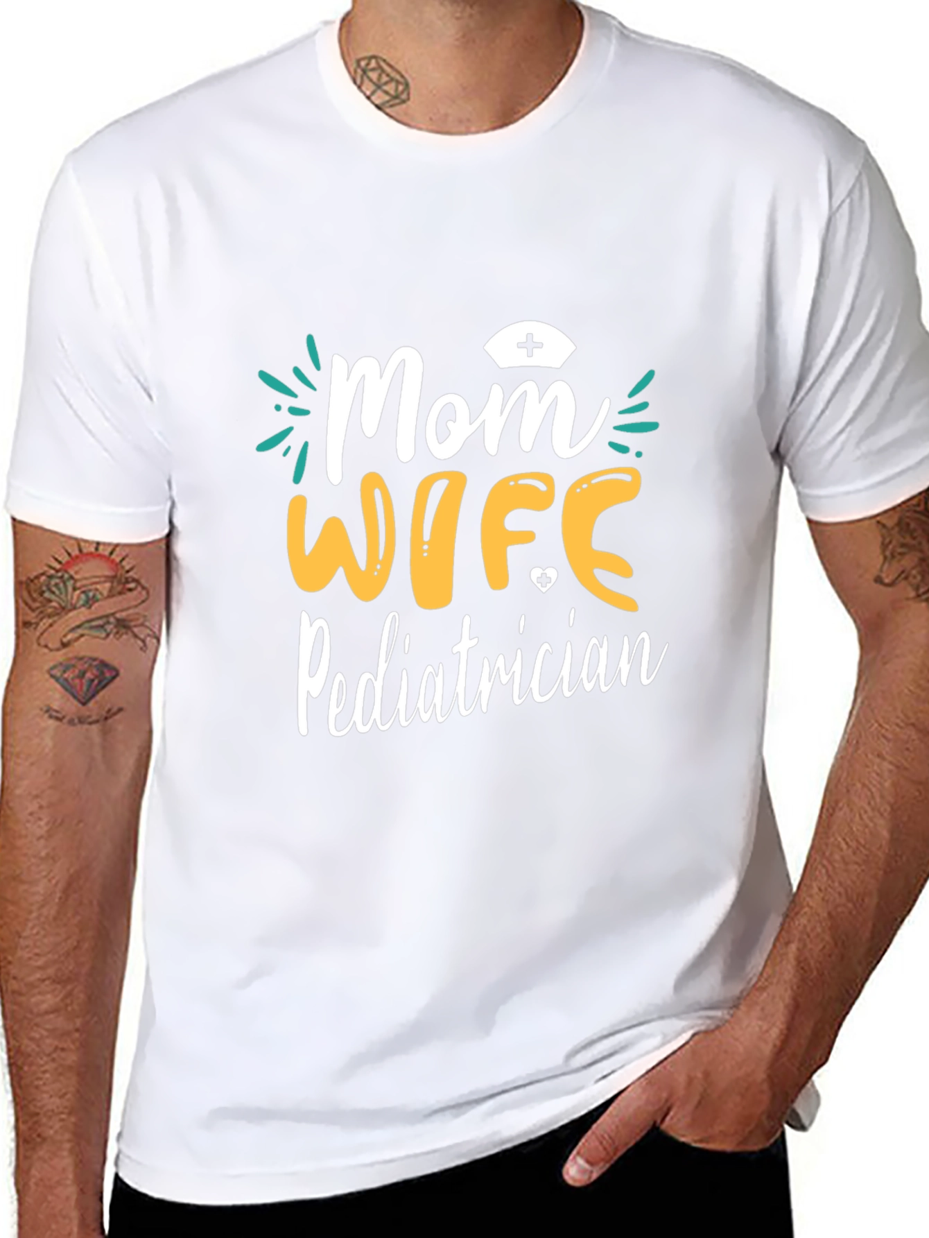 Mom Wife Pediatrician Graphic T-Shirt
