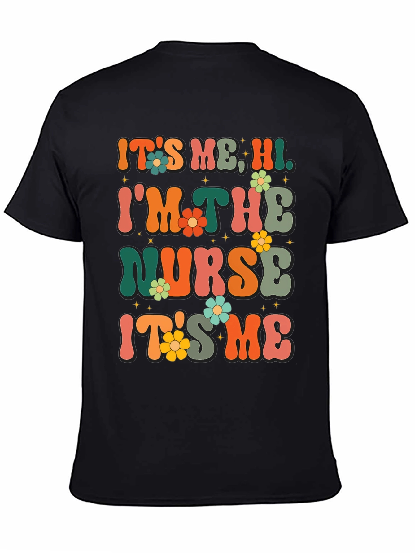 Retro Nurse T-Shirt - Its Me Hi!
