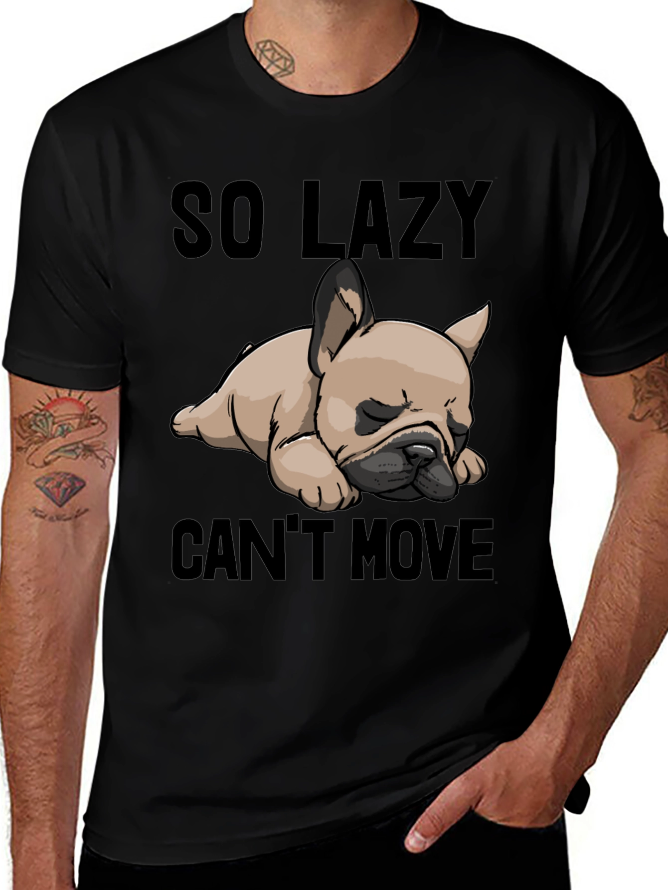 Lazy Dog Graphic T-Shirt