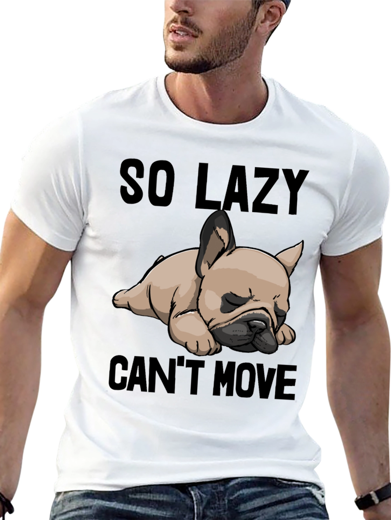 Lazy Dog Graphic T-Shirt
