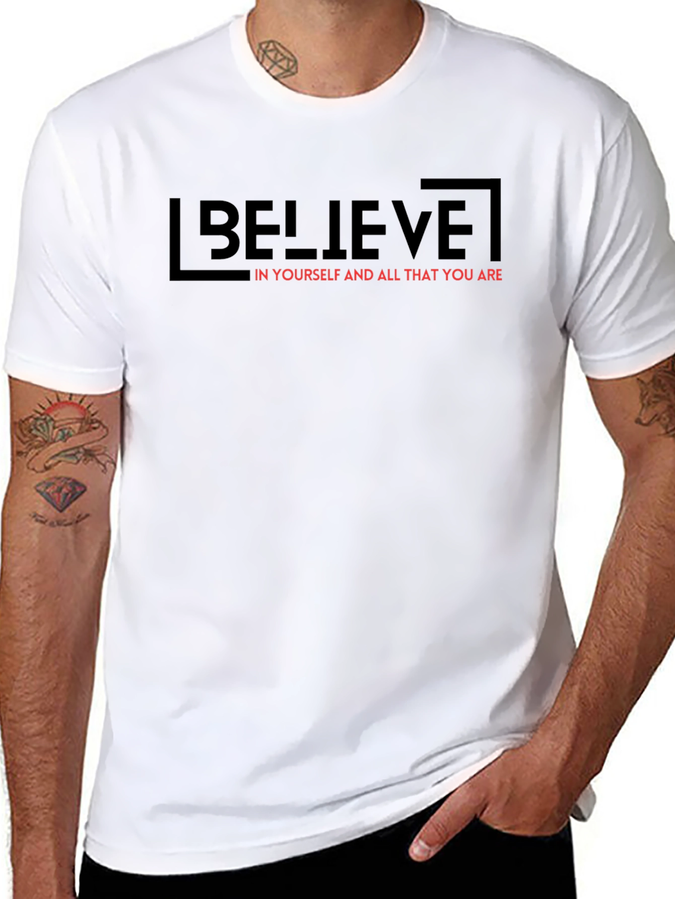 Believe Graphic Tee - Inspirational T-Shirt