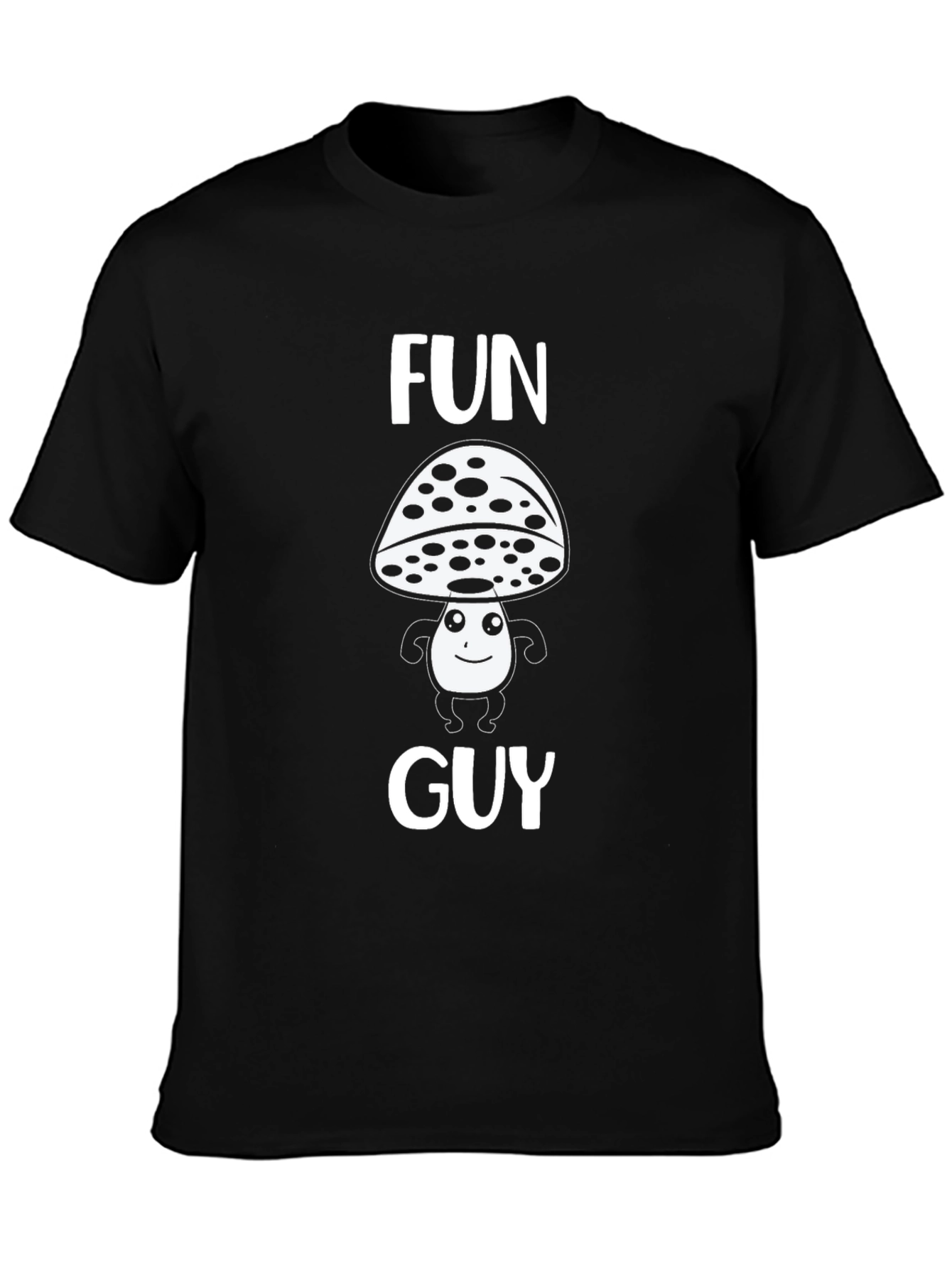 Fun Guy Mushroom Graphic T-Shirt