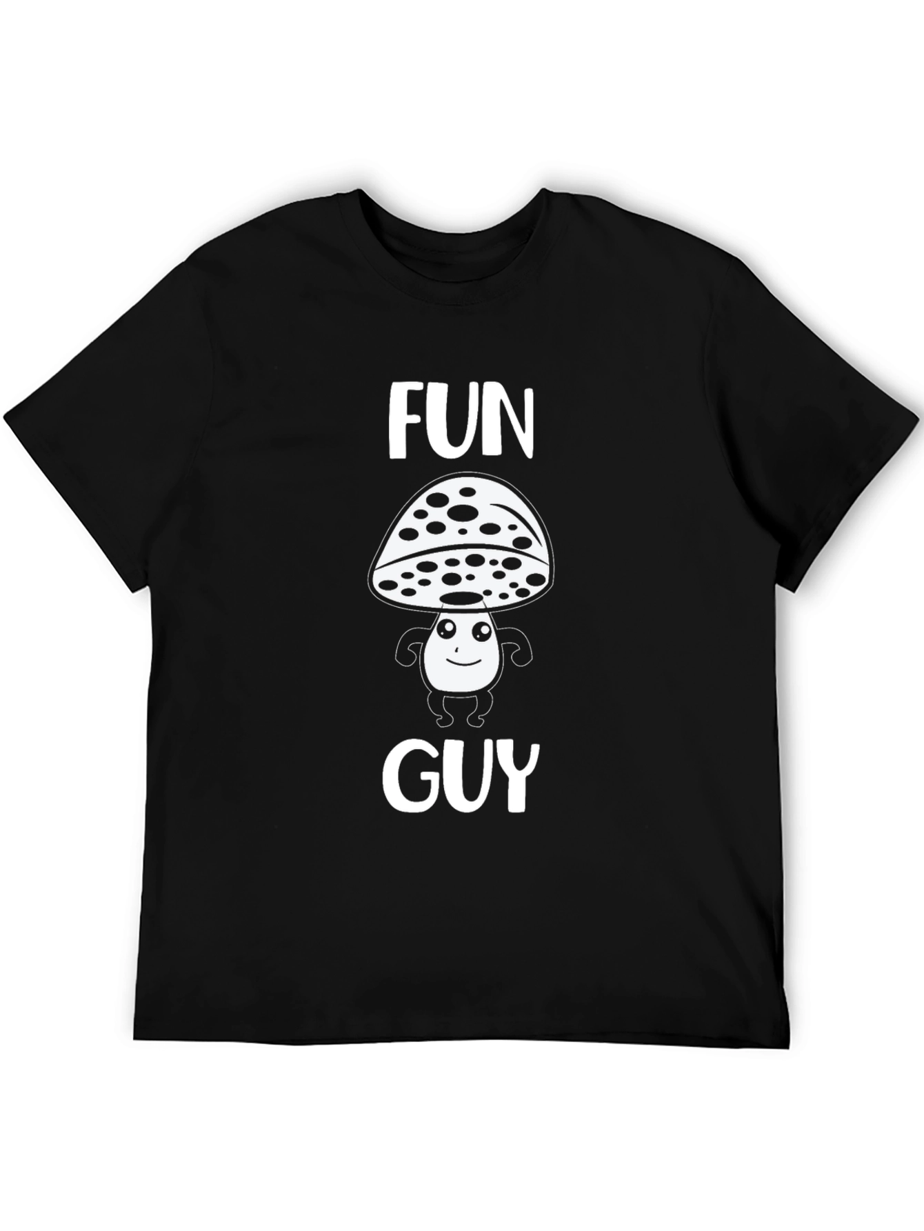 Fun Guy Mushroom Graphic T-Shirt