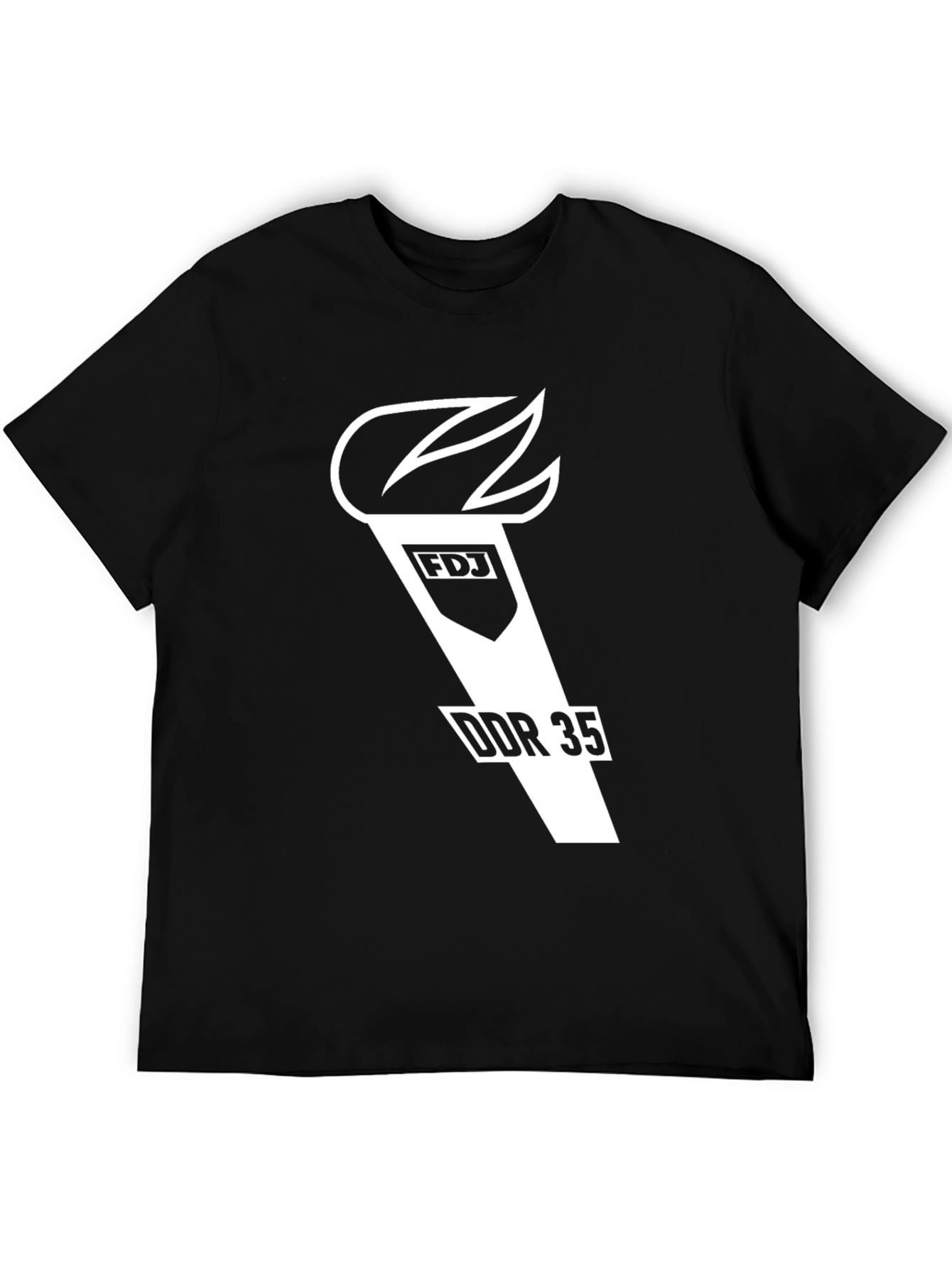 FDJ DDR 35 Black T-Shirt