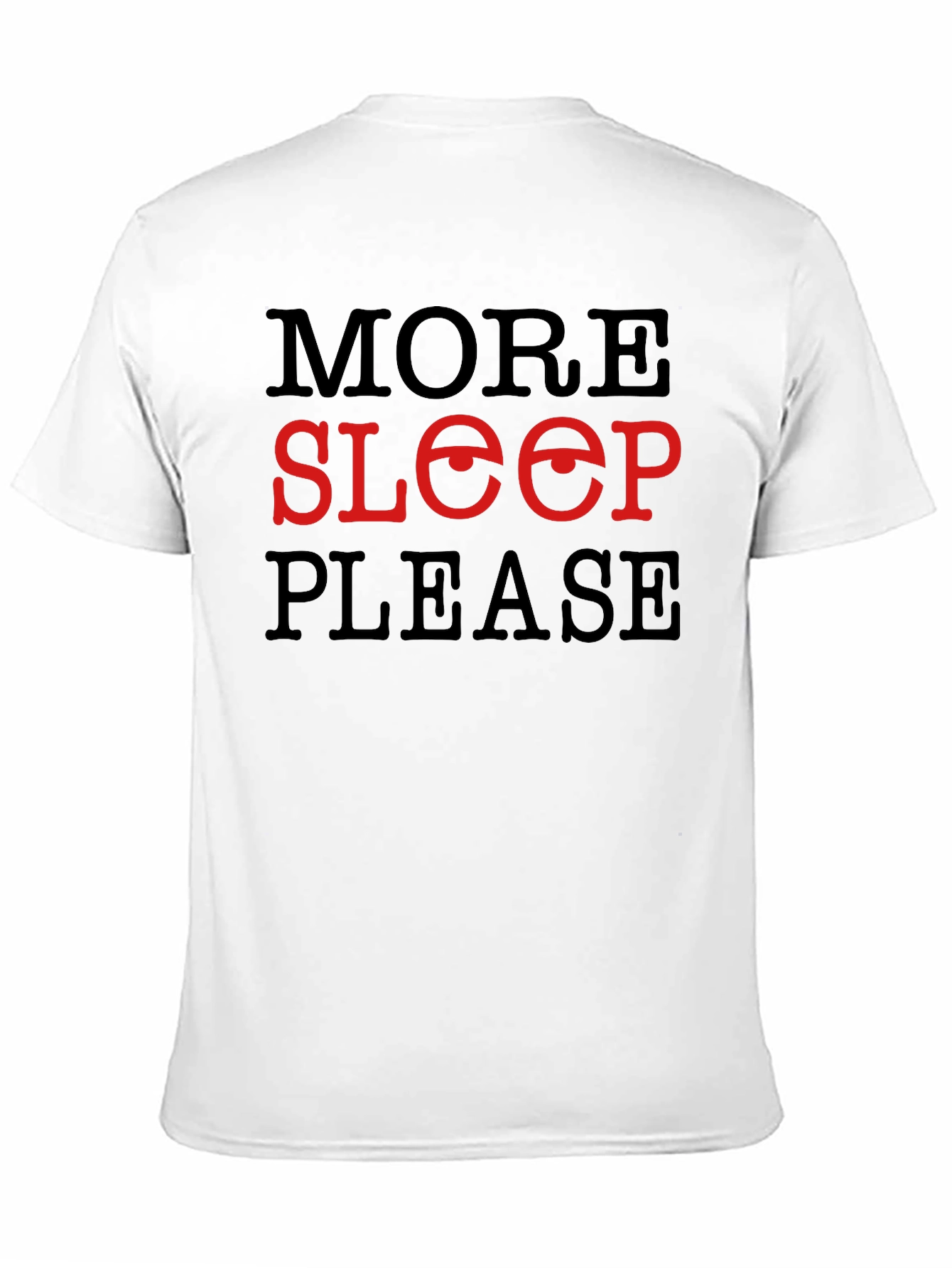 More Sleep Please Graphic Tee - Black