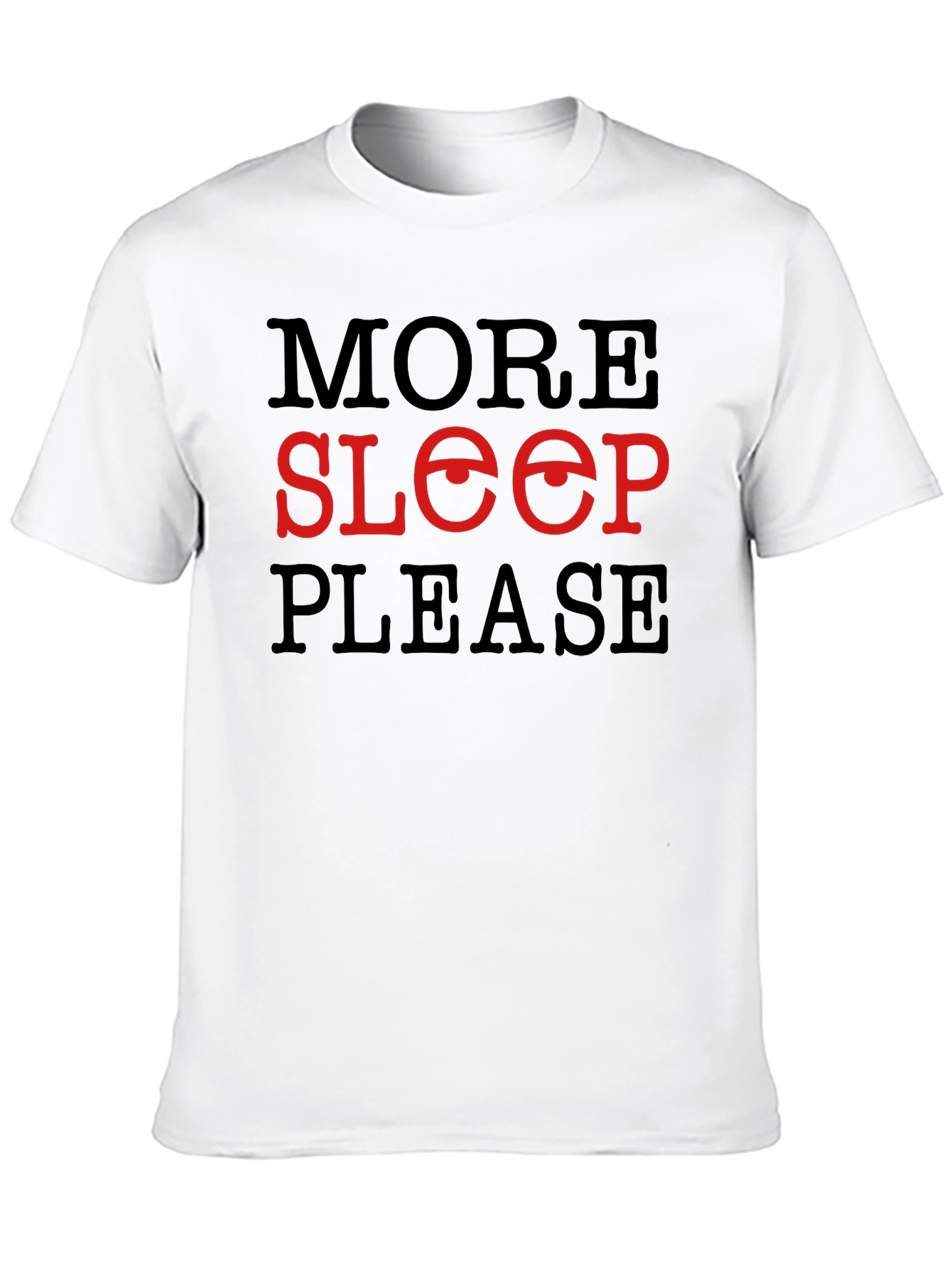 More Sleep Please Graphic Tee - Black