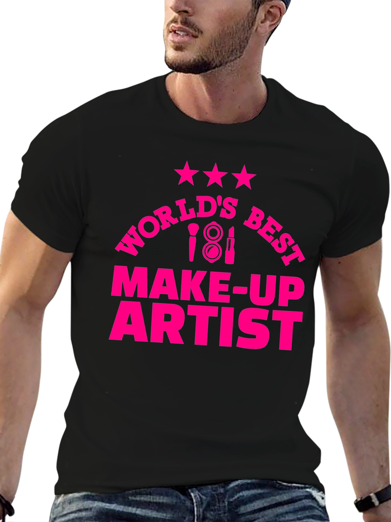 Worlds Best Make-Up Artist Graphic T-Shirt