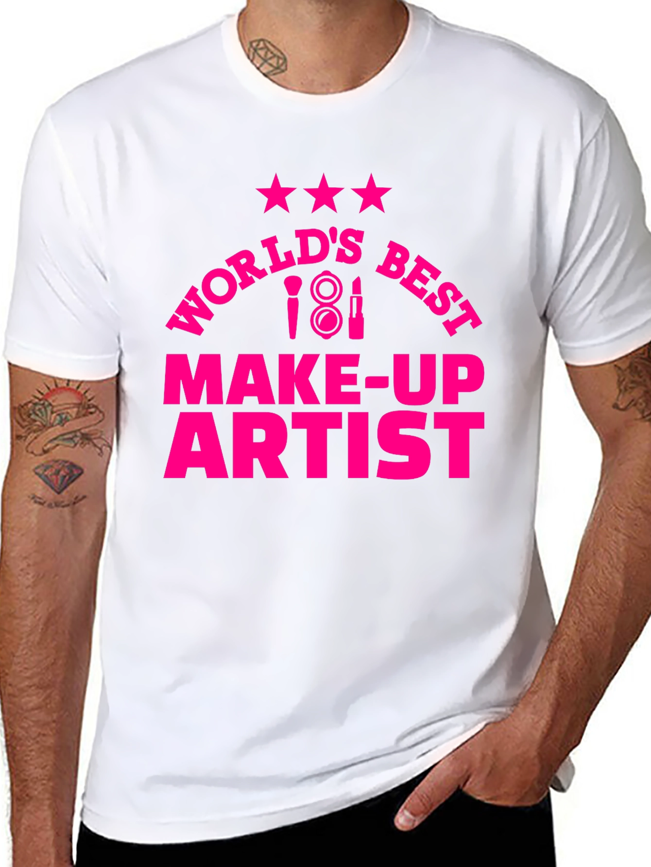 Worlds Best Make-Up Artist Graphic T-Shirt