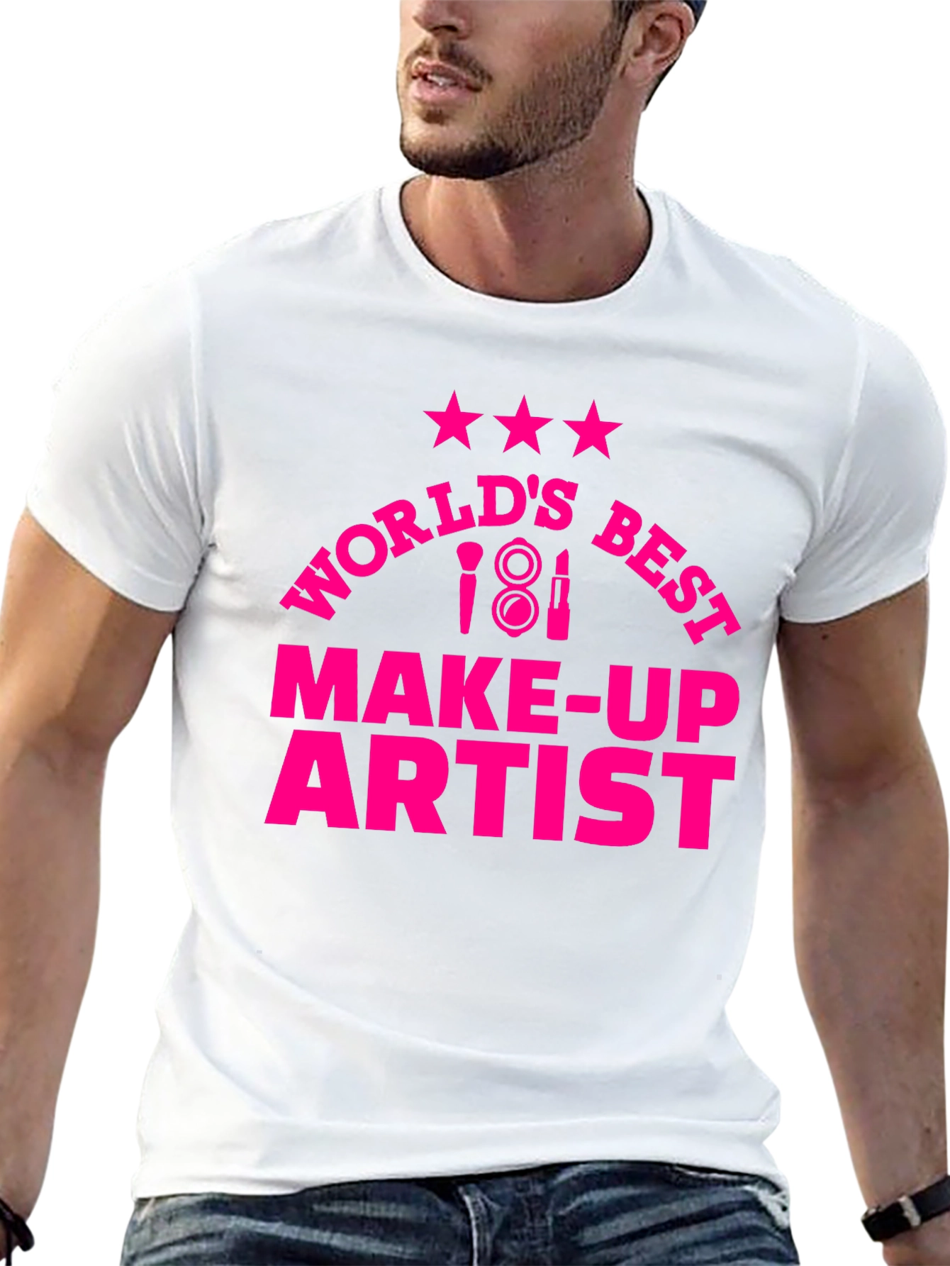 Worlds Best Make-Up Artist Graphic T-Shirt