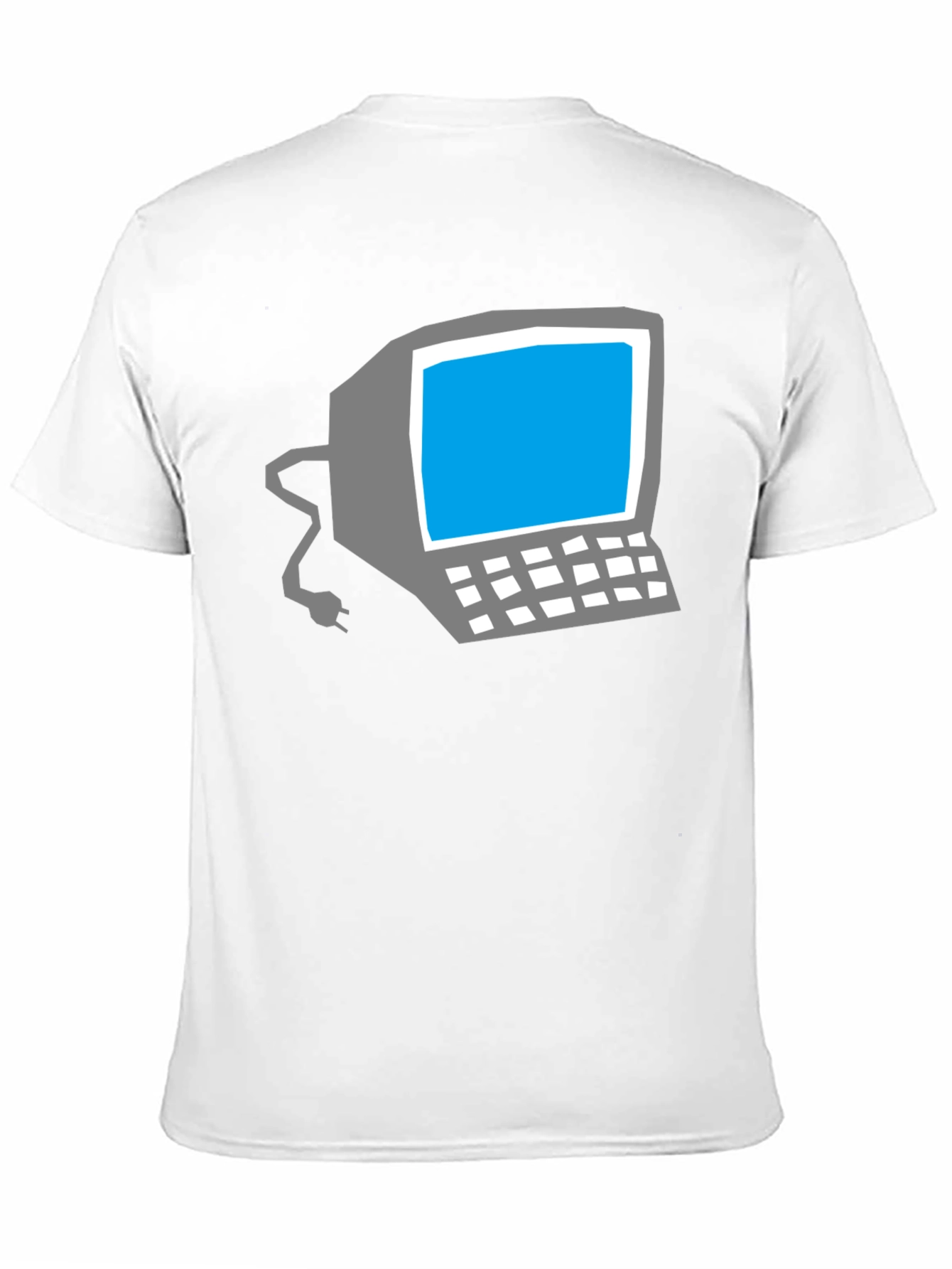 Retro Computer Graphic Tee - Classic Geek Style