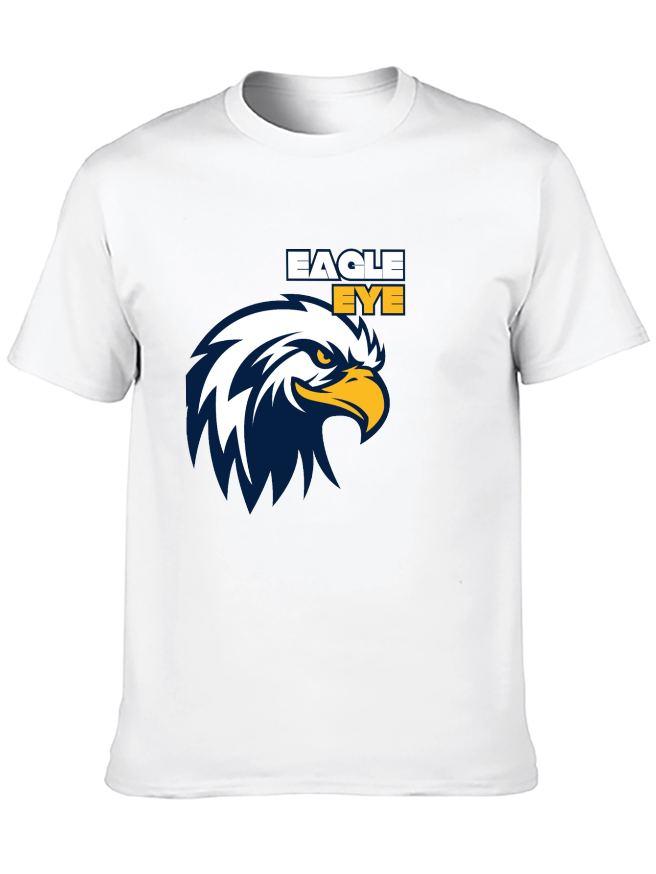 Eagle Eye Graphic Print Black T-Shirt
