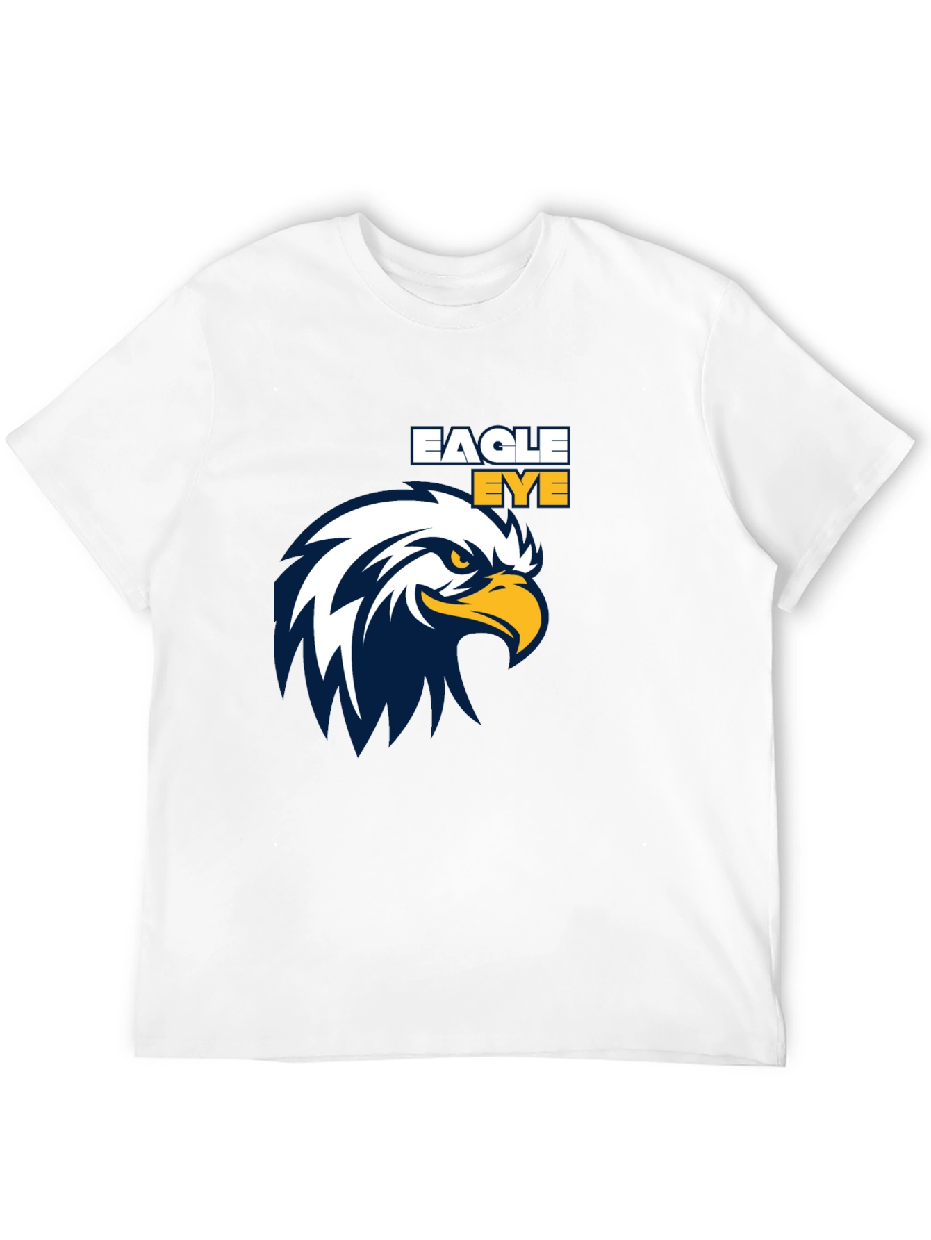 Eagle Eye Graphic Print Black T-Shirt