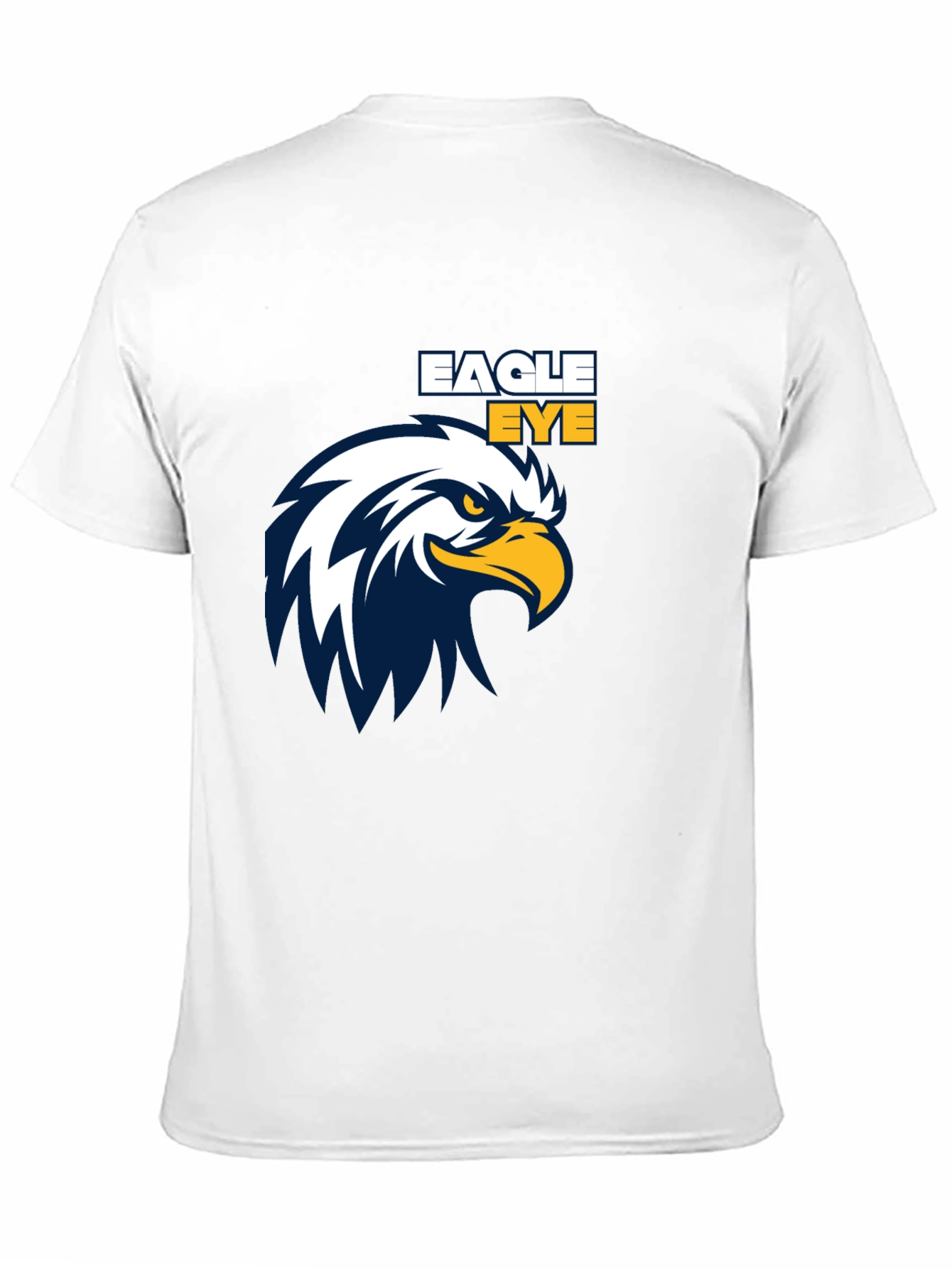 Eagle Eye Graphic Print Black T-Shirt