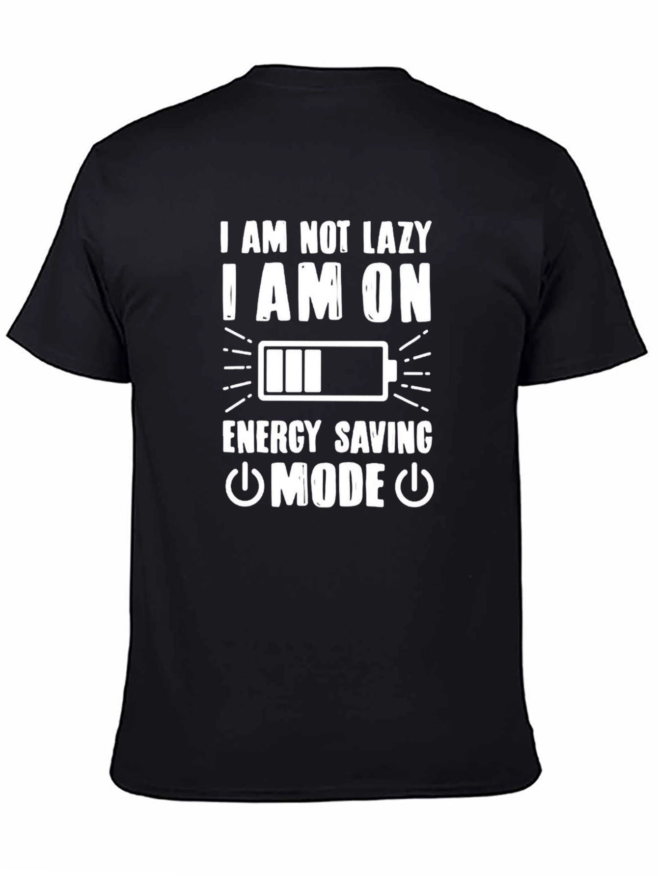 Funny Energy Saving Mode Graphic Tee