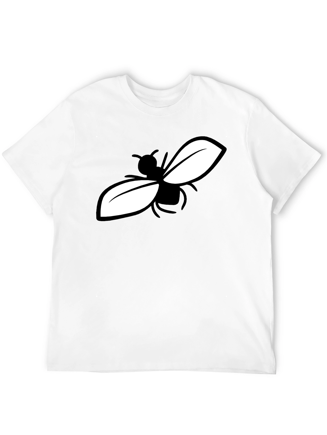 Fly Graphic Tee - Stylish Black Cotton Blend T-Shirt