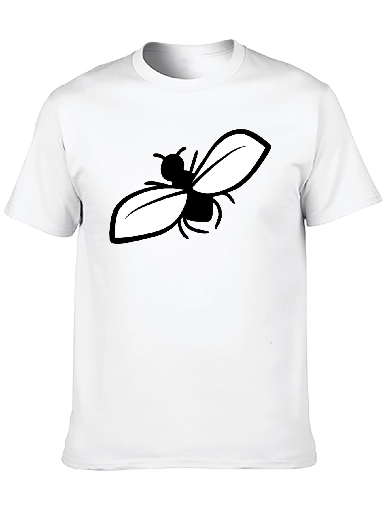 Fly Graphic Tee - Stylish Black Cotton Blend T-Shirt
