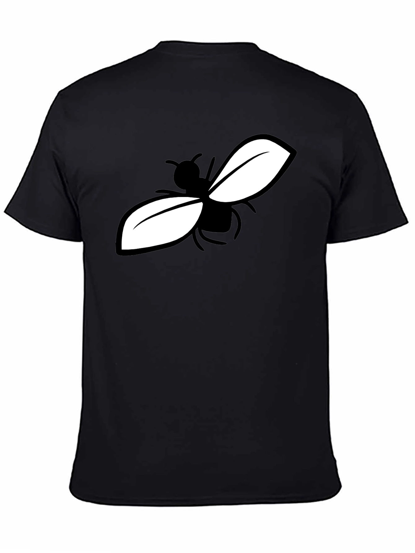 Fly Graphic Tee - Stylish Black Cotton Blend T-Shirt