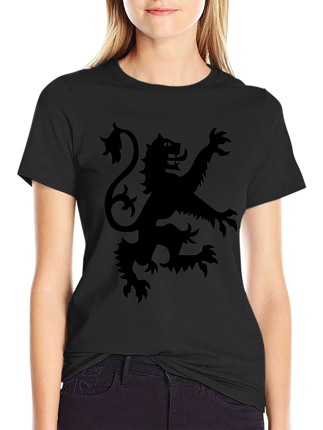 Lion Rampant Graphic Tee - Black