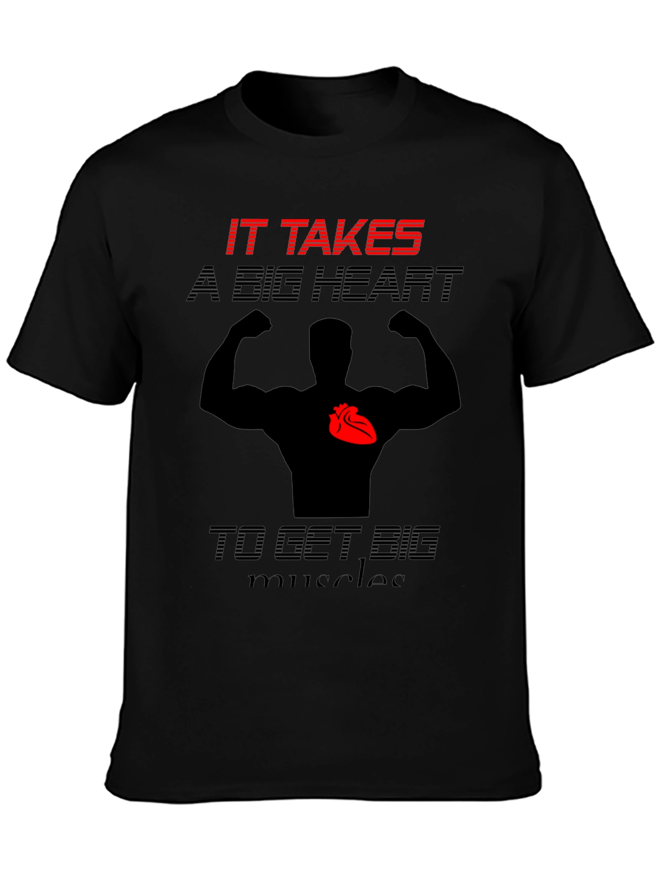 Big Heart Muscles Graphic Tee