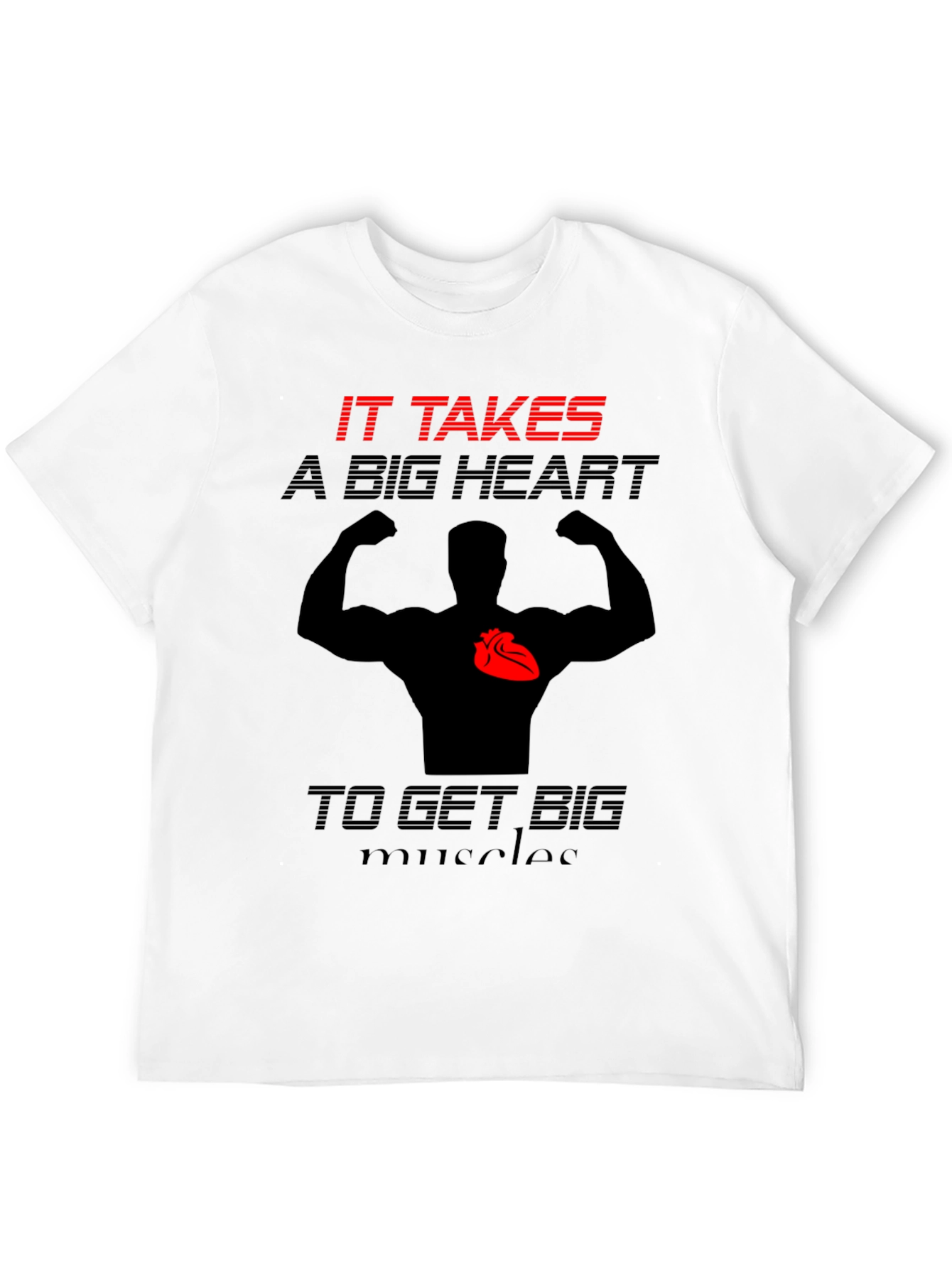 Big Heart Muscles Graphic Tee