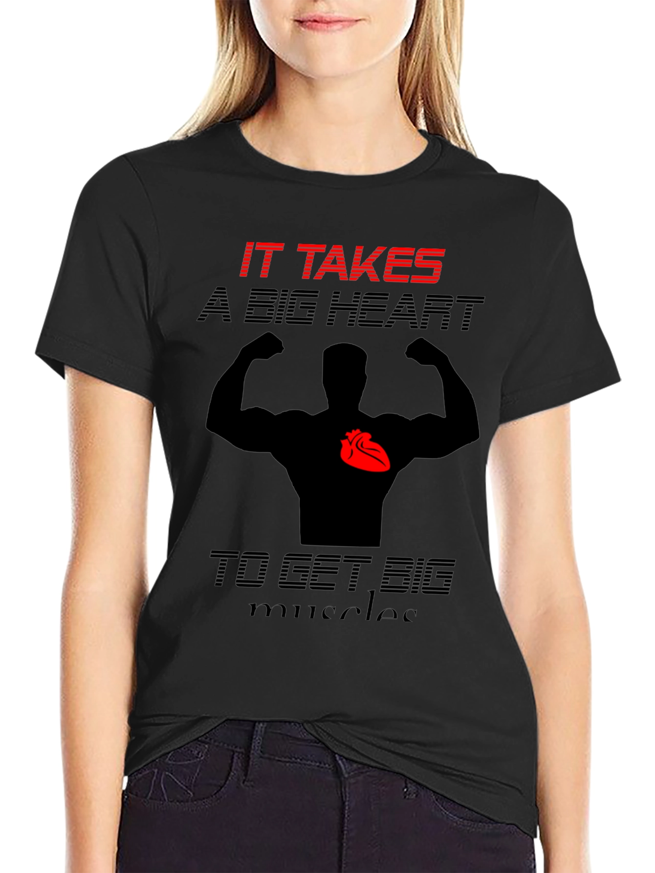 Big Heart Muscles Graphic Tee