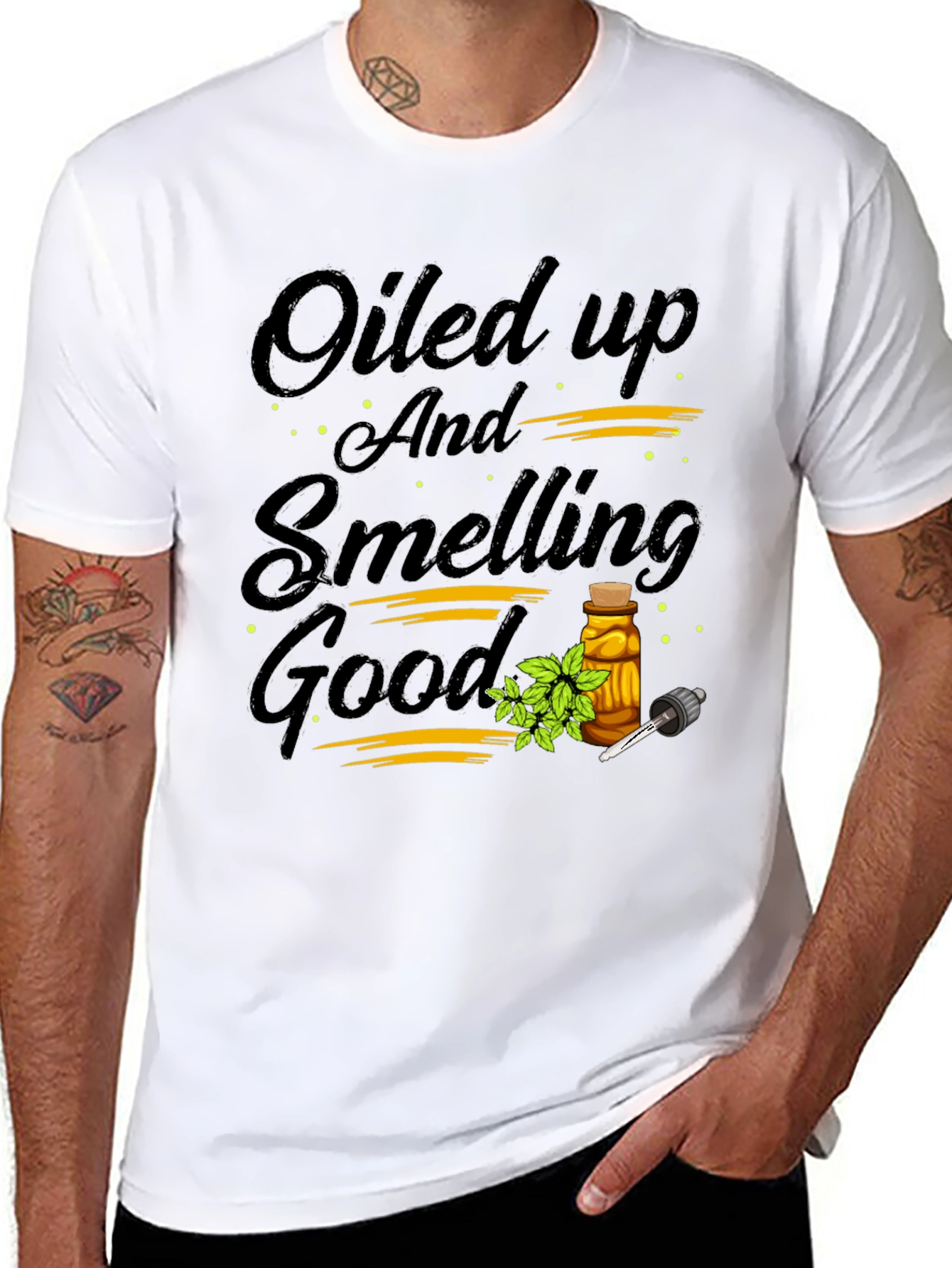 Oiled Up And Smelling Good Graphic Tee