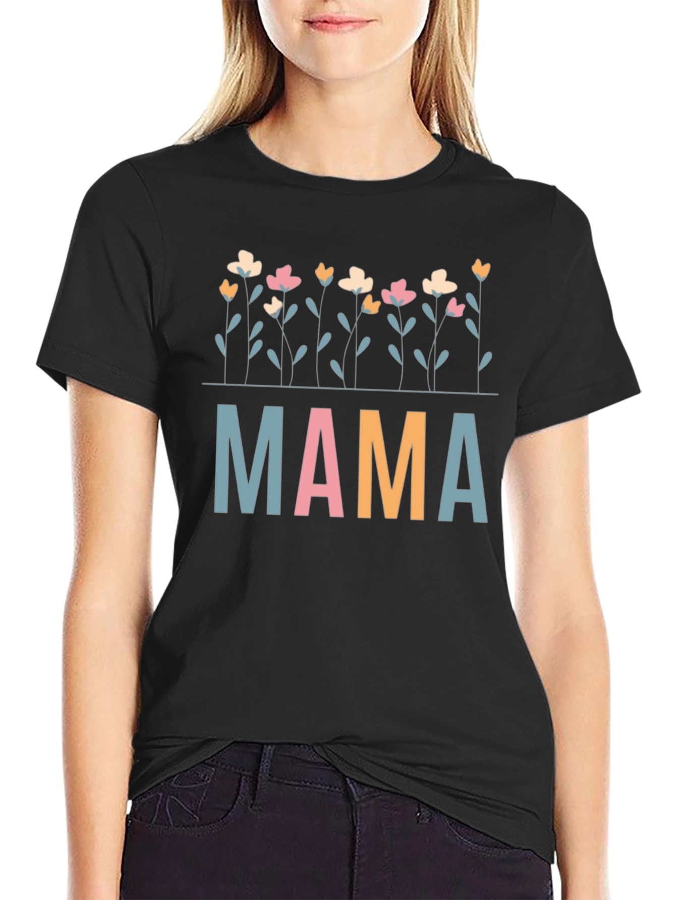 Floral Mama Graphic T-Shirt