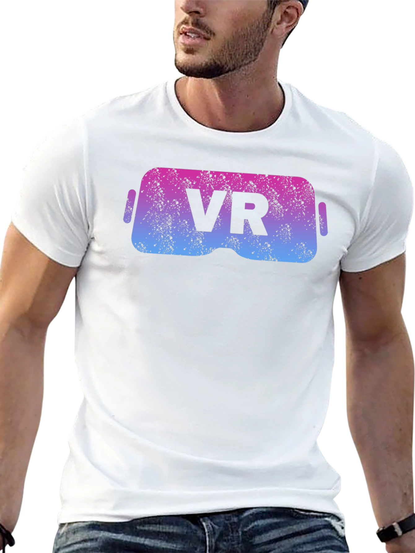 VR Headset Graphic T-Shirt - Virtual Reality Tee