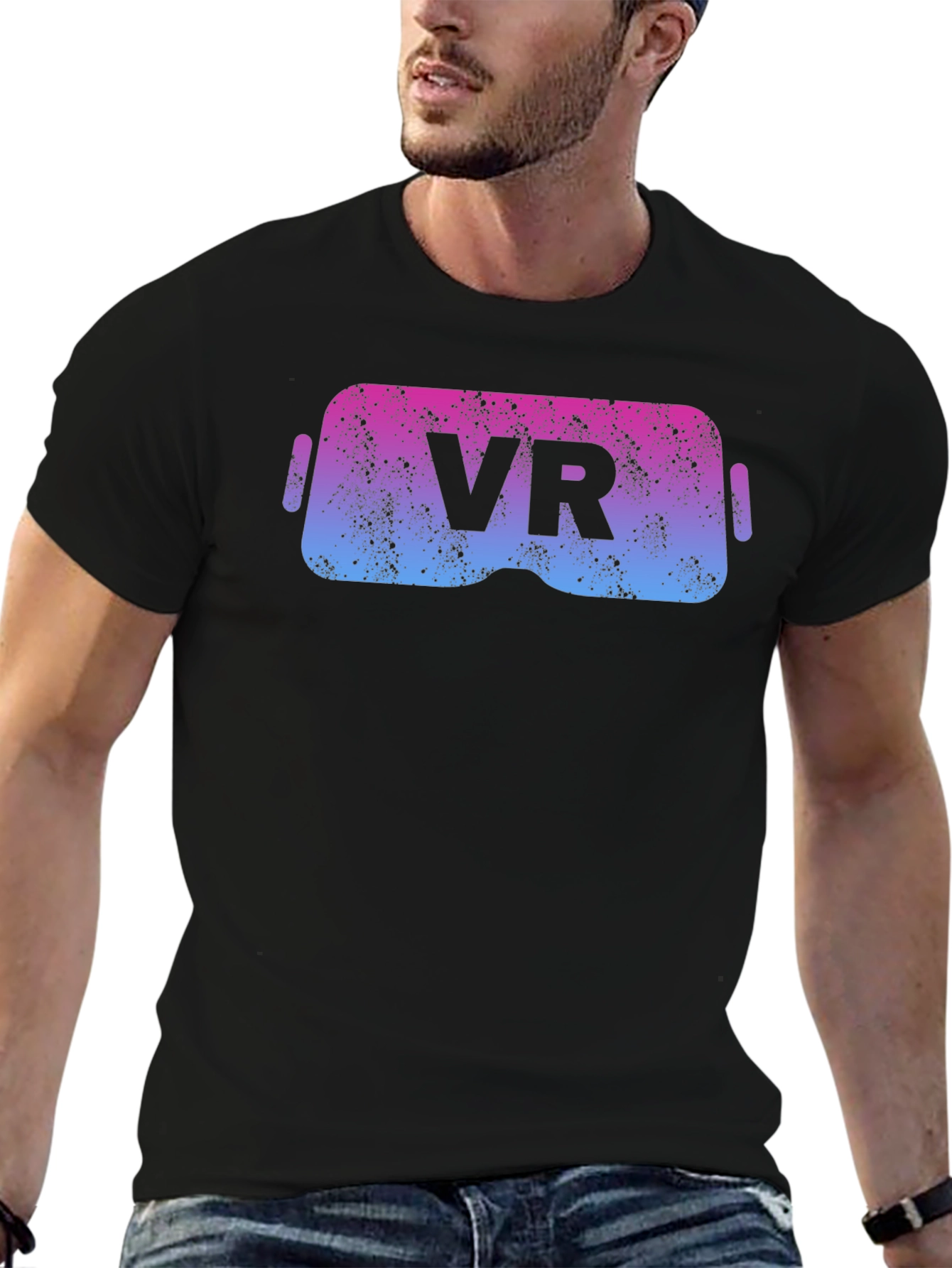VR Headset Graphic T-Shirt - Virtual Reality Tee