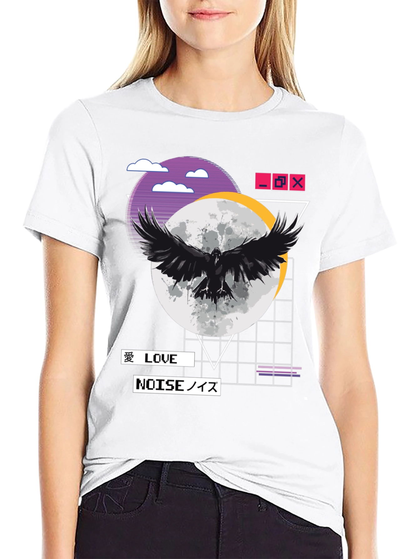 Raven Moon Graphic Tee - Love & Noise