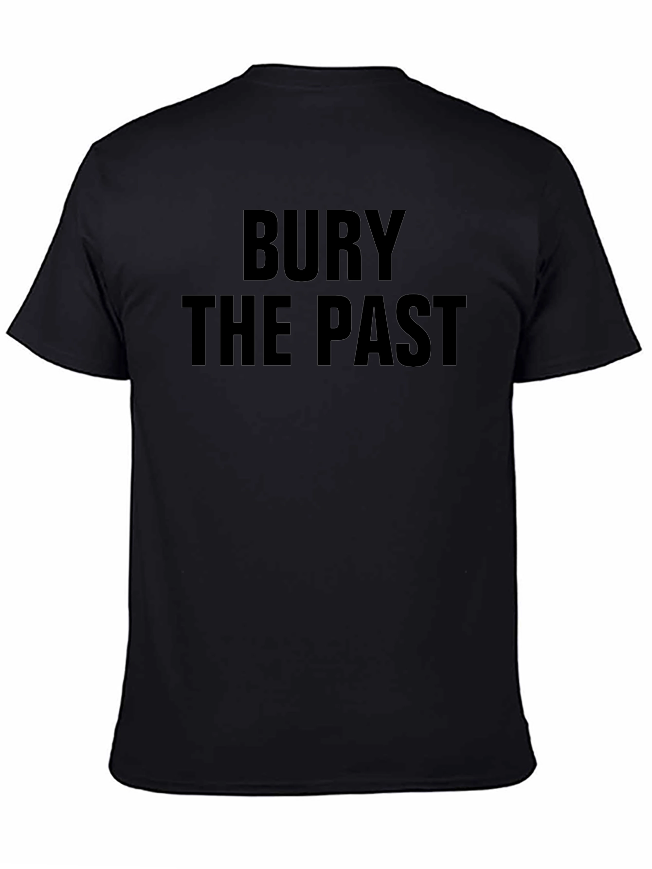 Bury The Past Graphic Tee - Trendy Slogan Shirt
