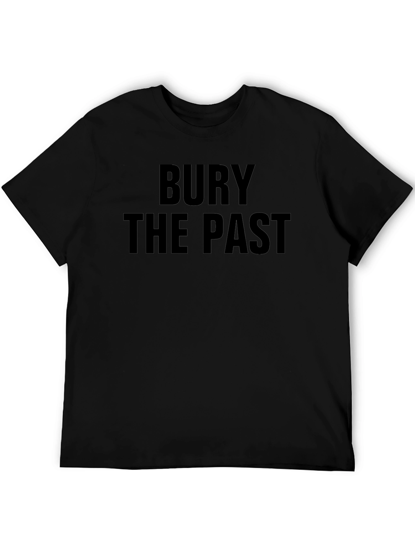 Bury The Past Graphic Tee - Trendy Slogan Shirt