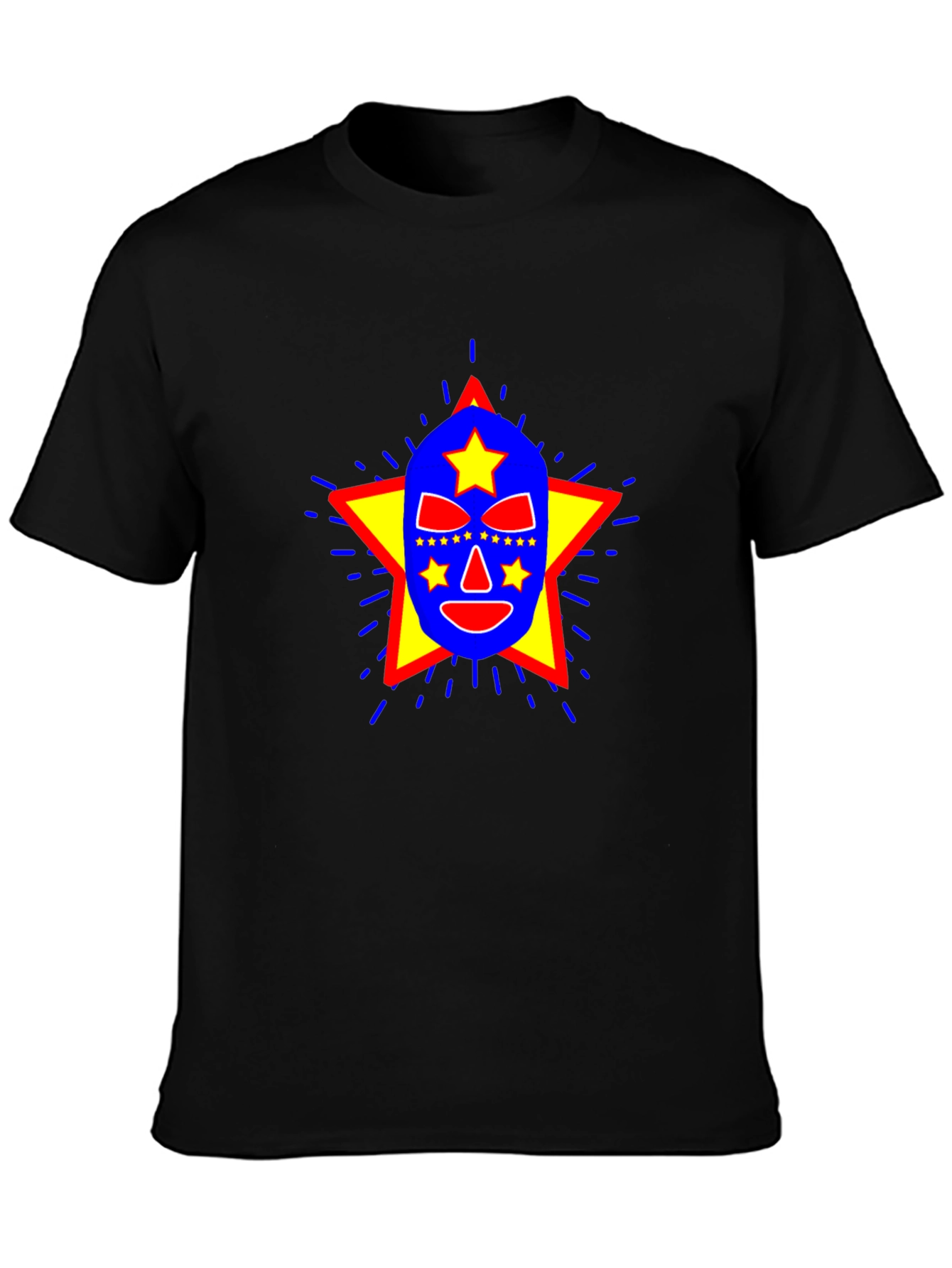 Lucha Libre Mask Graphic T-Shirt