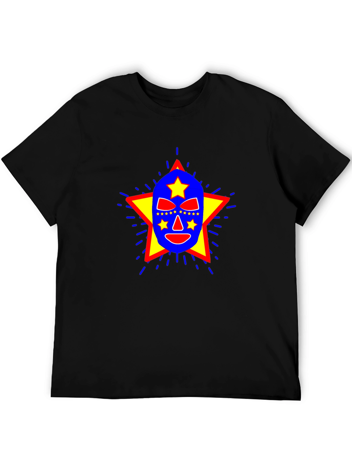 Lucha Libre Mask Graphic T-Shirt