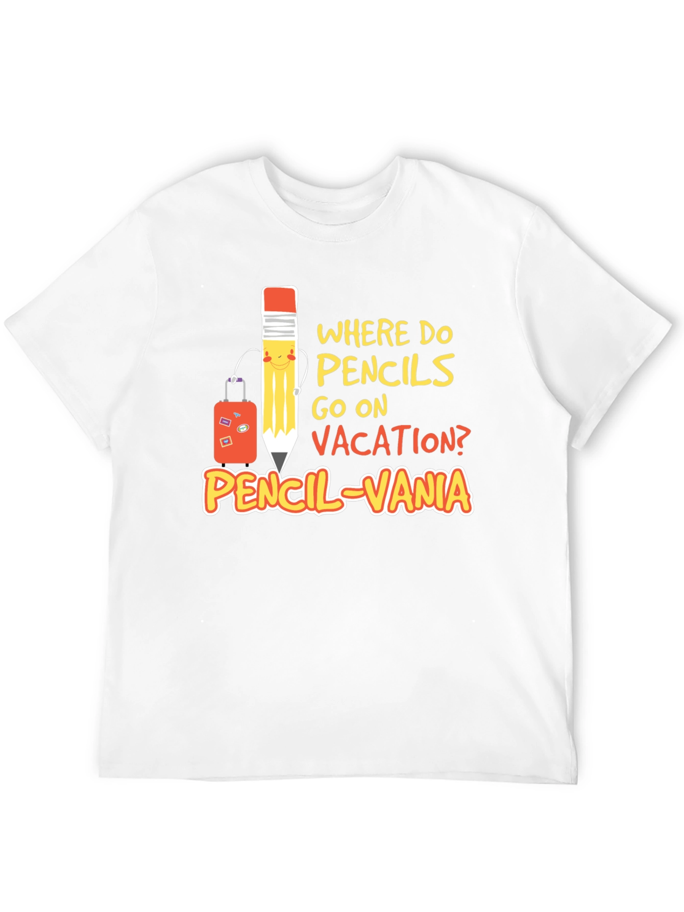 Funny Pencil-vania T-Shirt: Vacation Humor