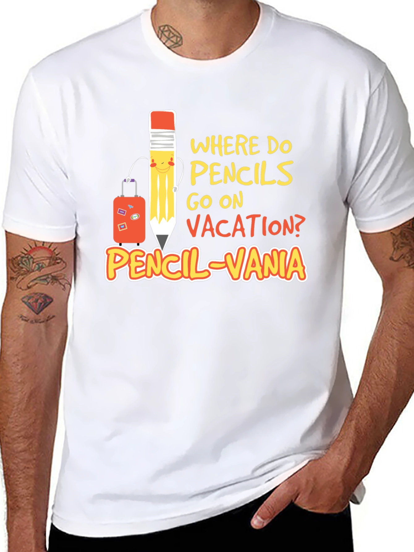 Funny Pencil-vania T-Shirt: Vacation Humor