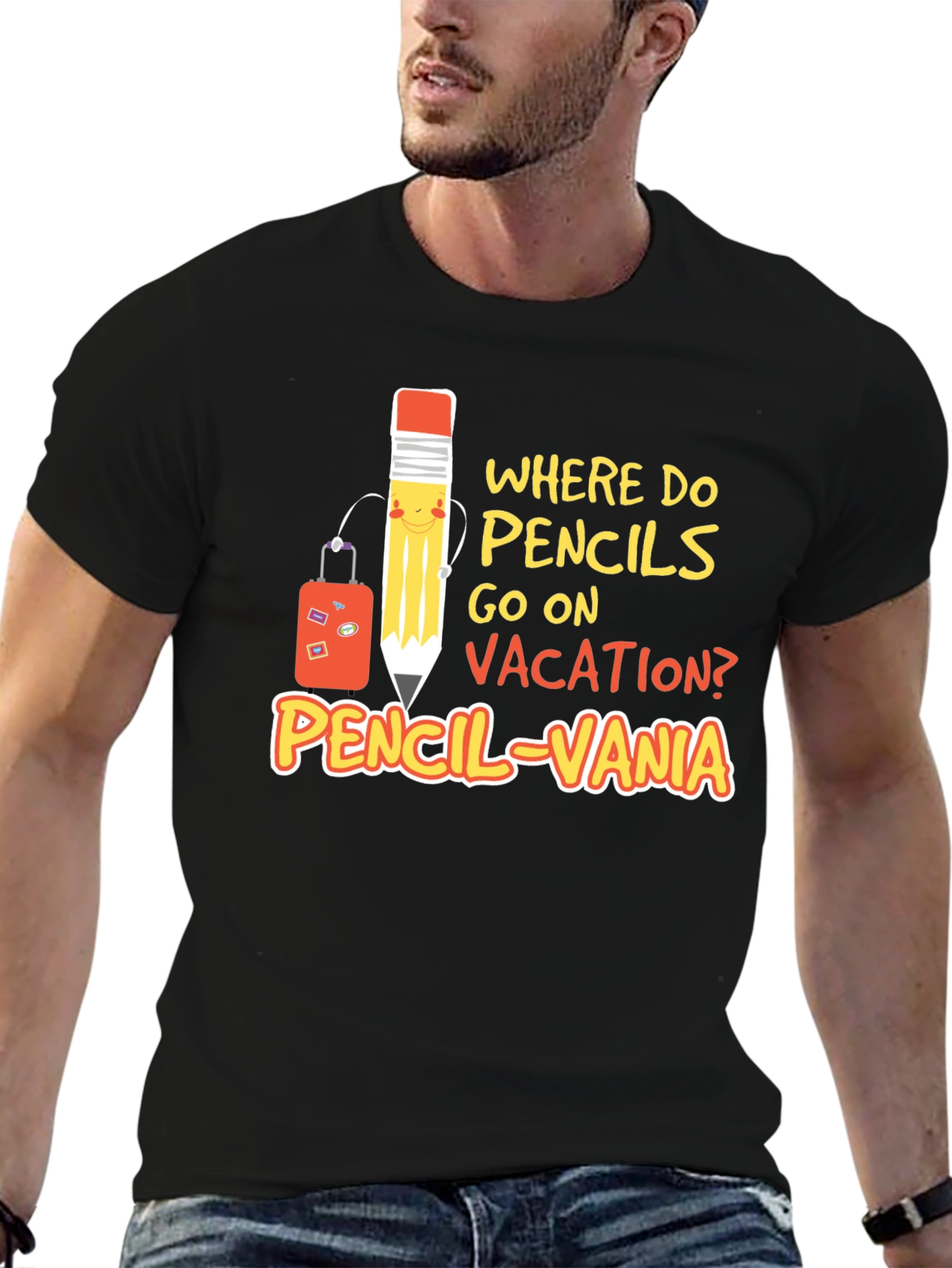 Funny Pencil-vania T-Shirt: Vacation Humor