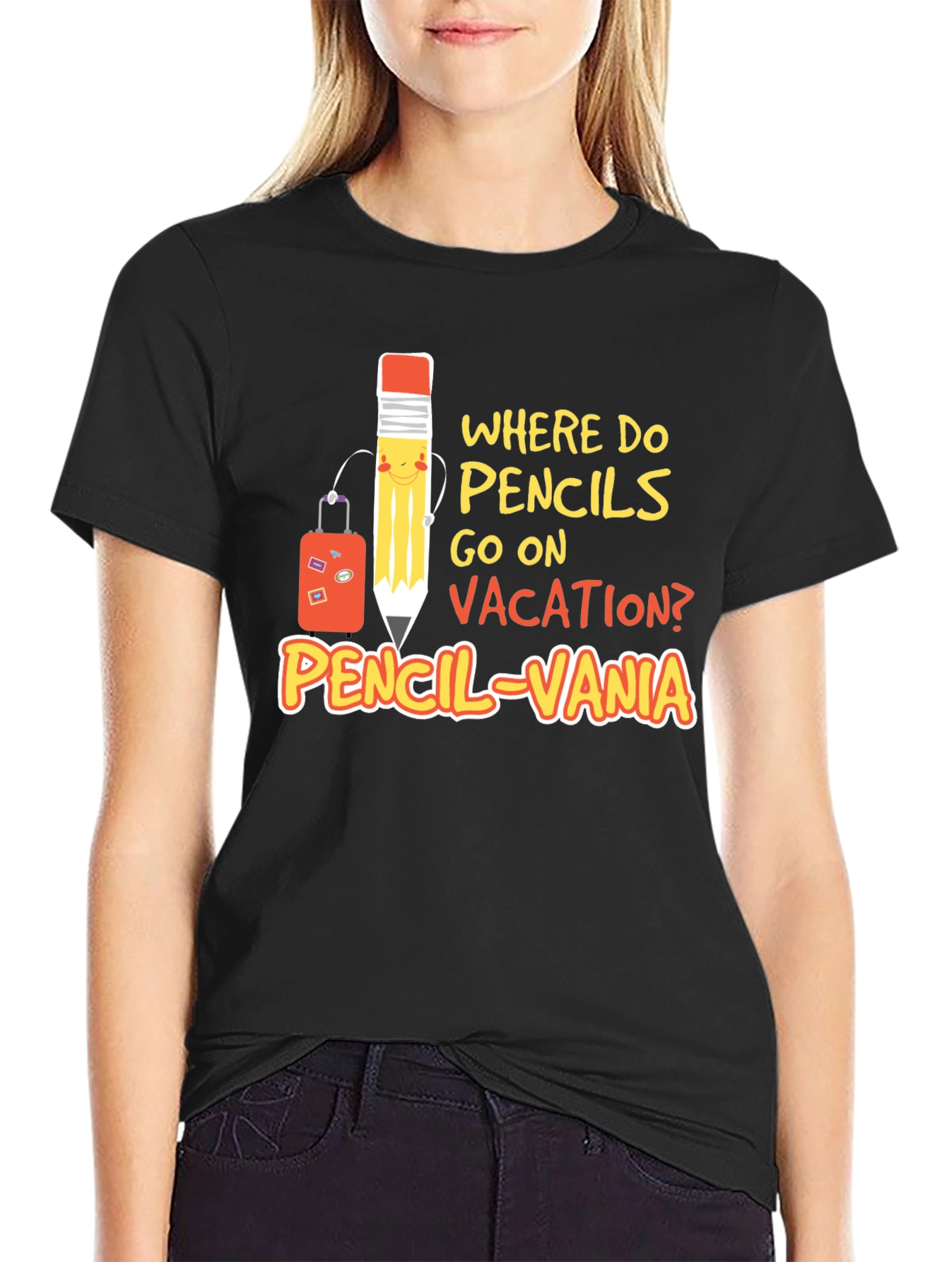 Funny Pencil-vania T-Shirt: Vacation Humor