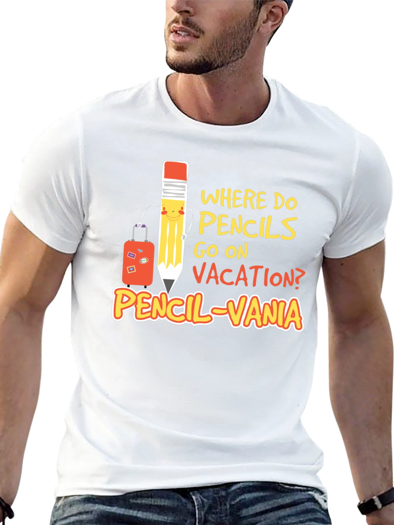 Funny Pencil-vania T-Shirt: Vacation Humor