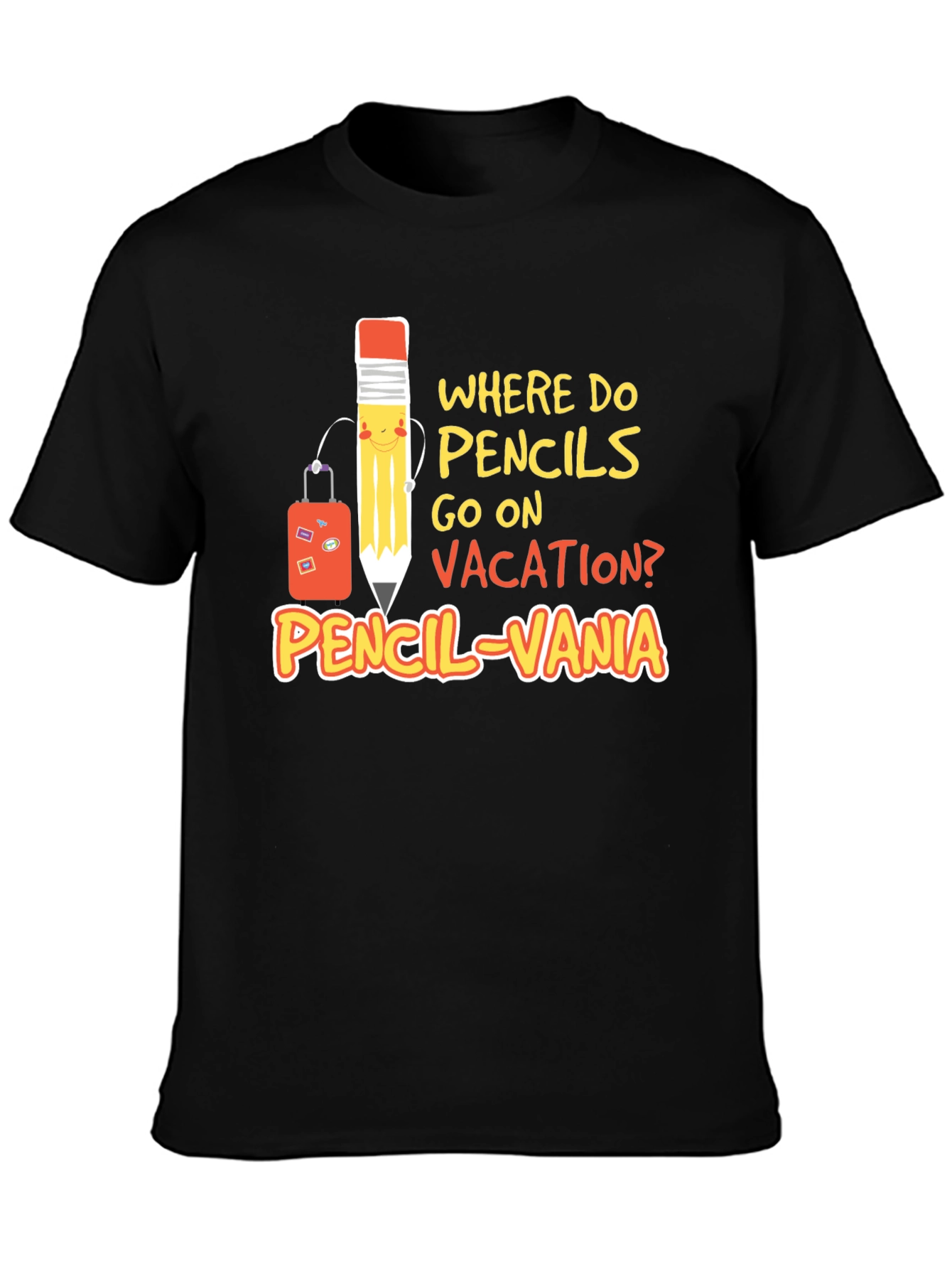 Funny Pencil-vania T-Shirt: Vacation Humor